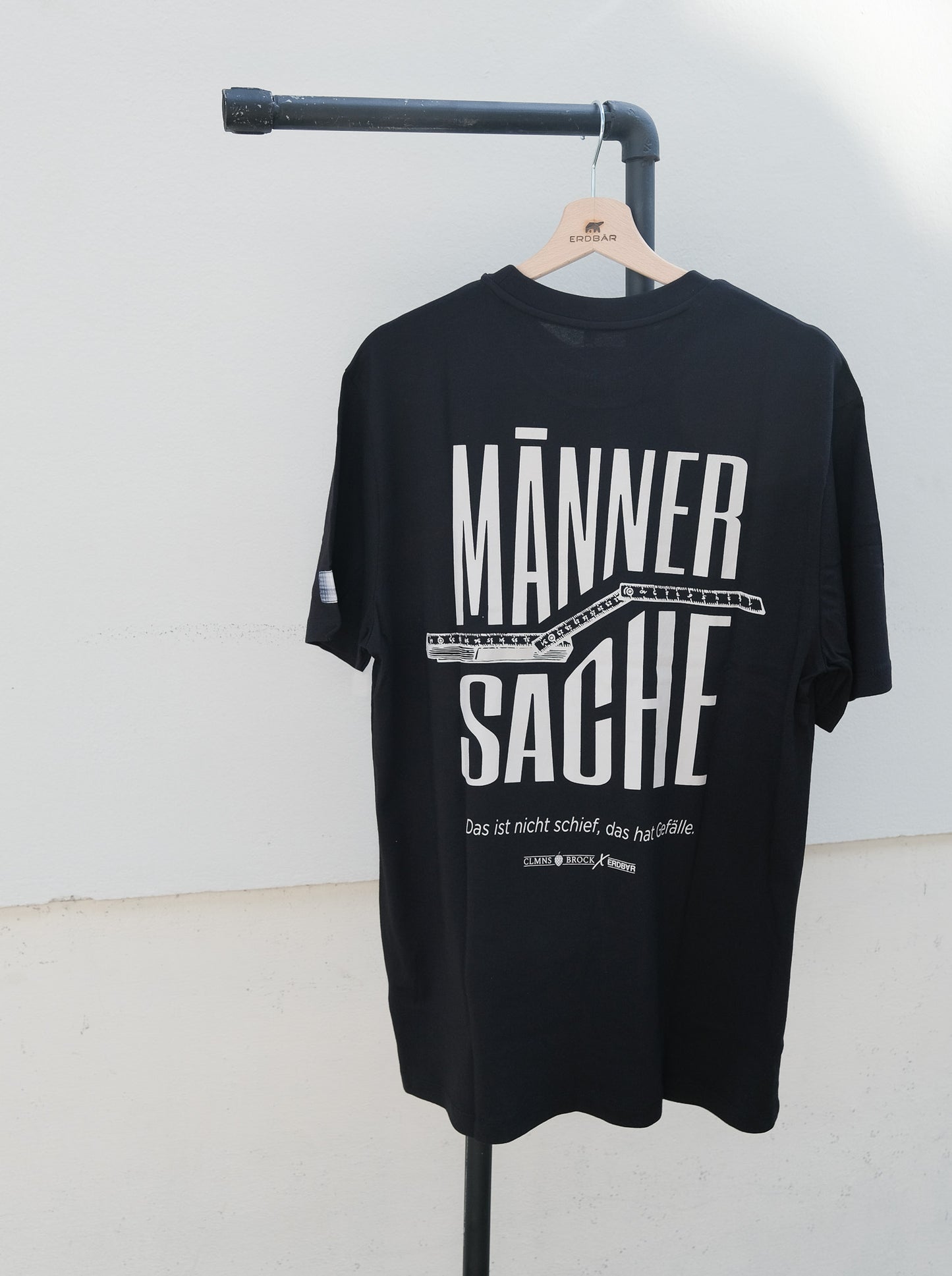 Männersache (Zollstab) - schwarz