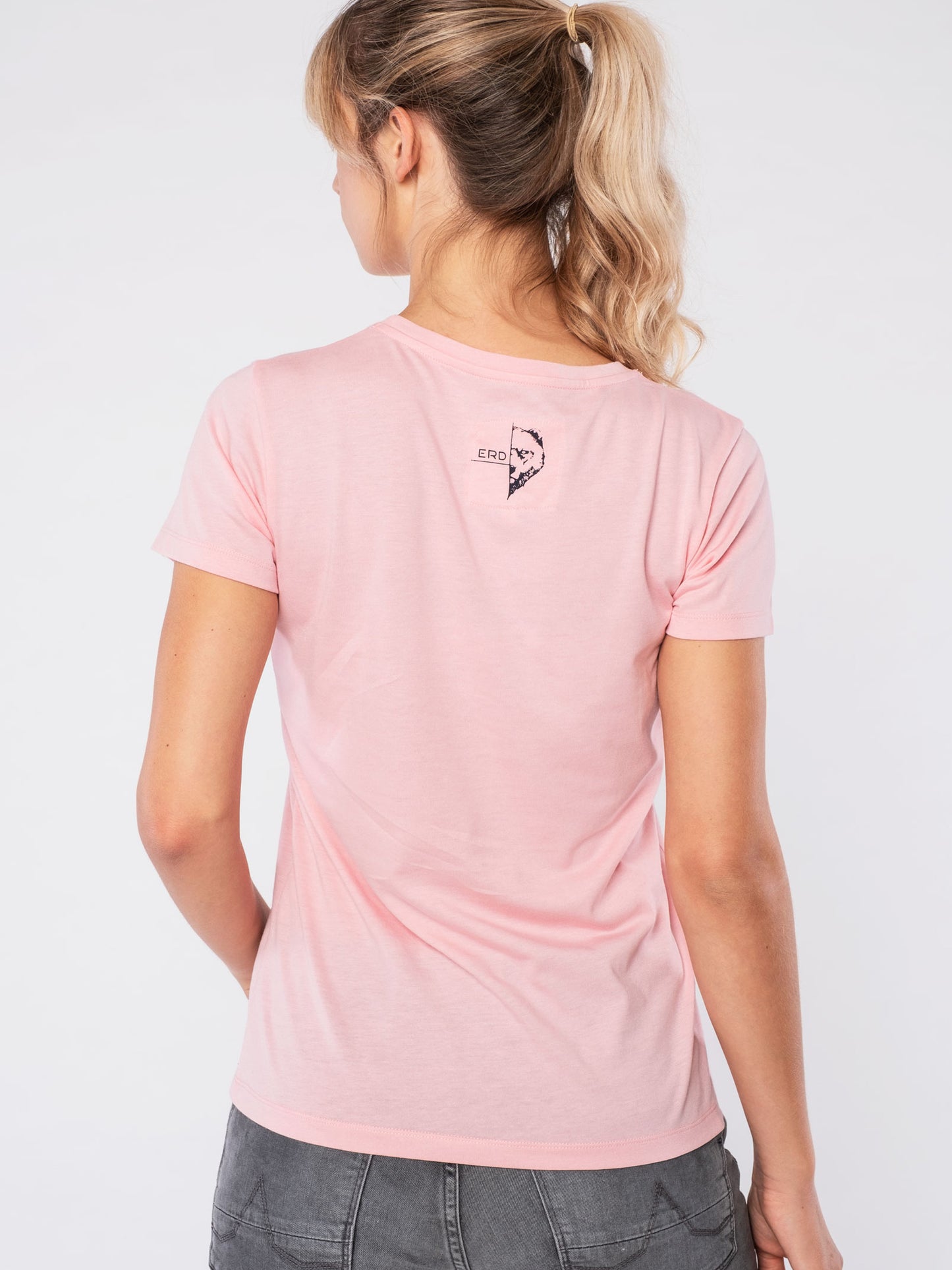 Damen T-Shirt ERDBÄR (rosa)