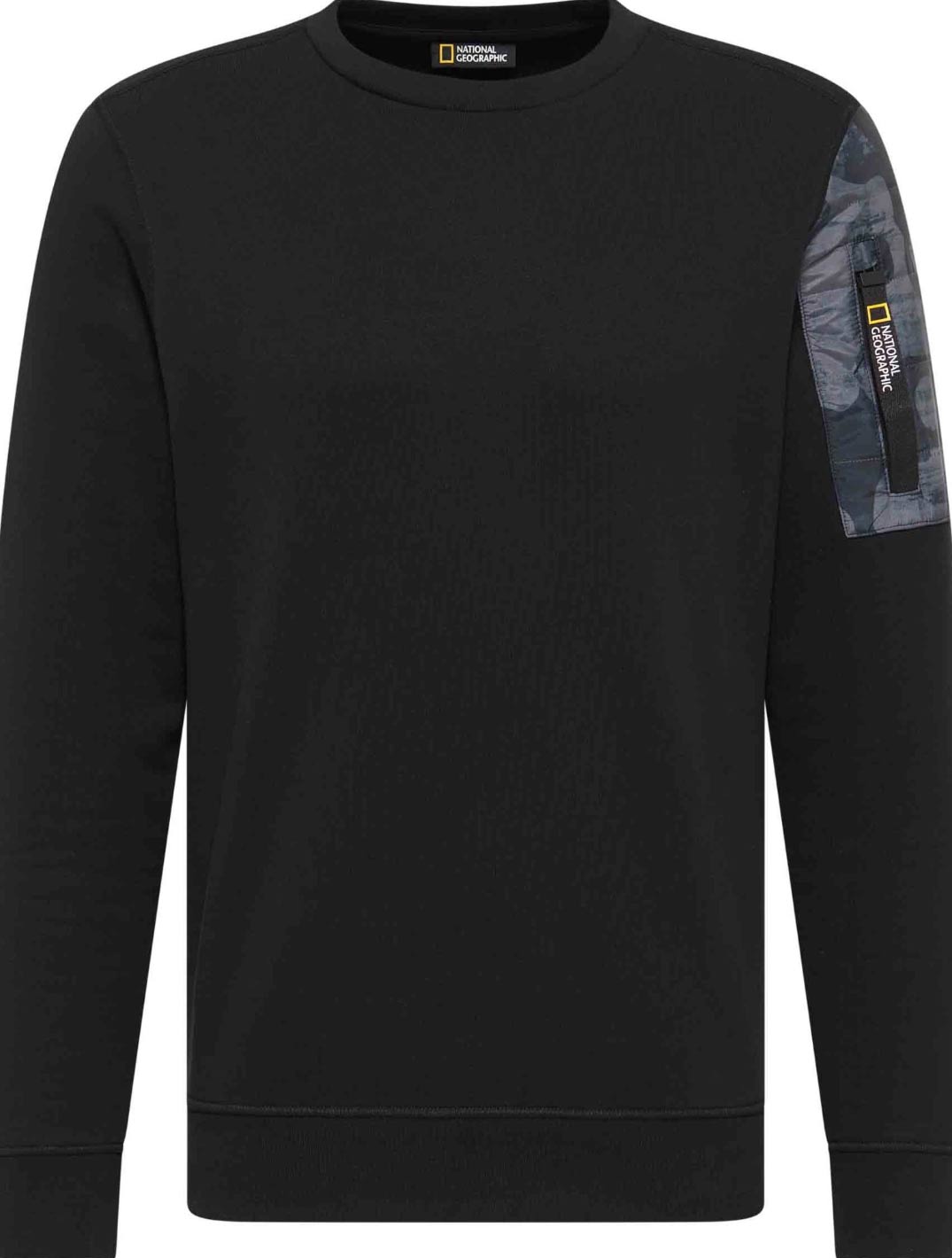 National Geographic Herren Sweater CREW NECK (schwarz)
