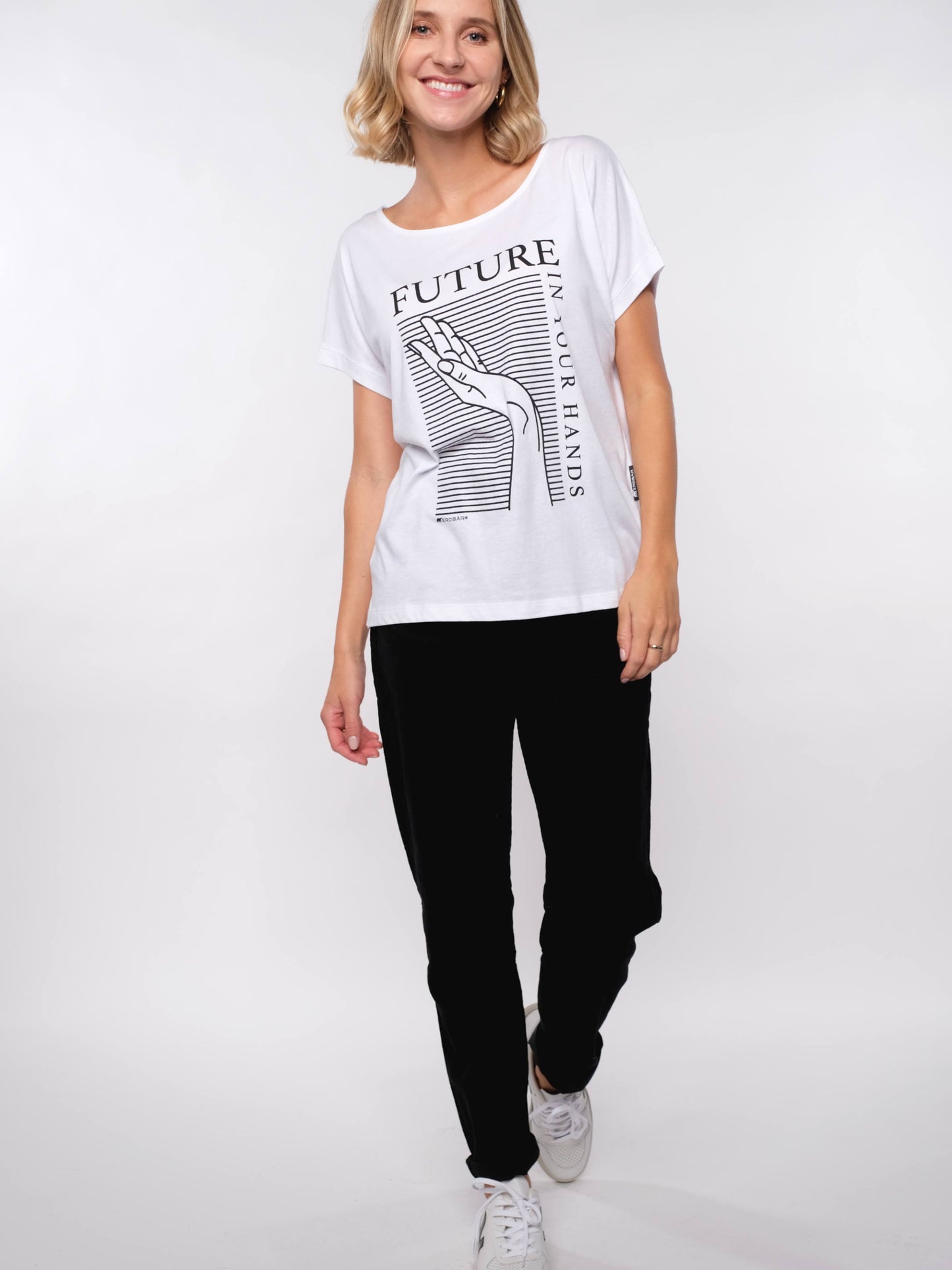 Damen T-Shirt ZUKUNFT (weiß)