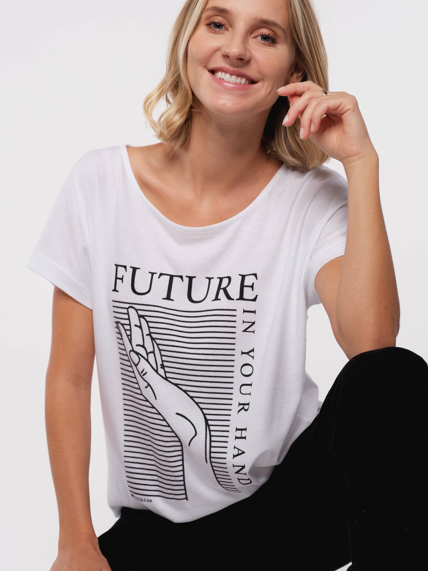 Damen T-Shirt ZUKUNFT (weiß)