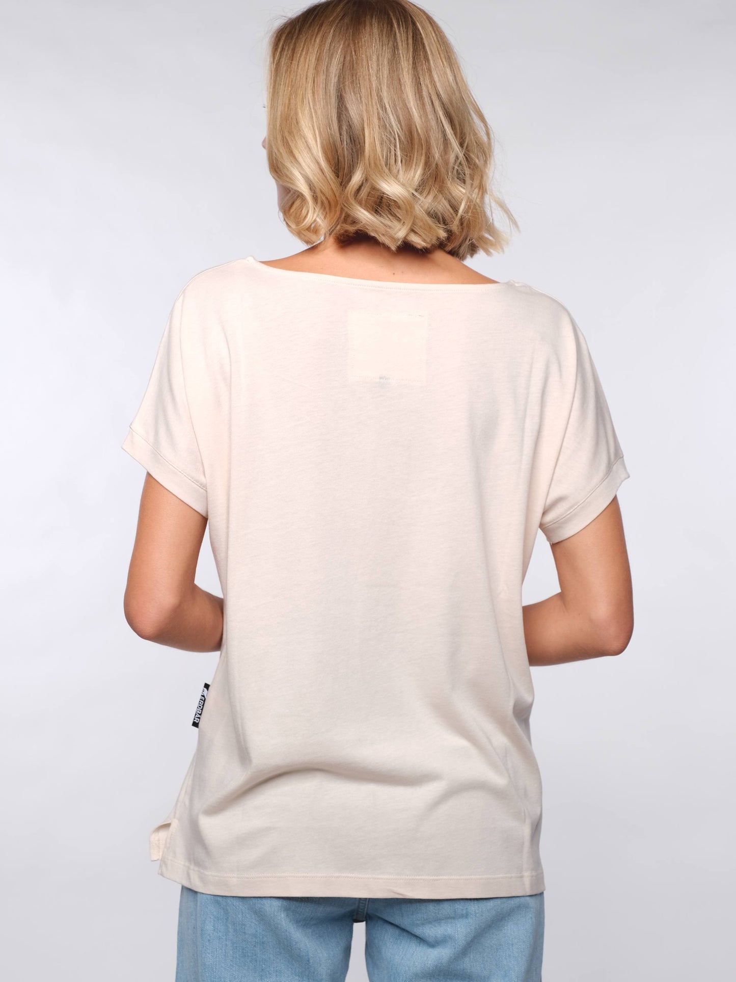 Damen T-Shirt FÜR WERTE STEHEN (beige)