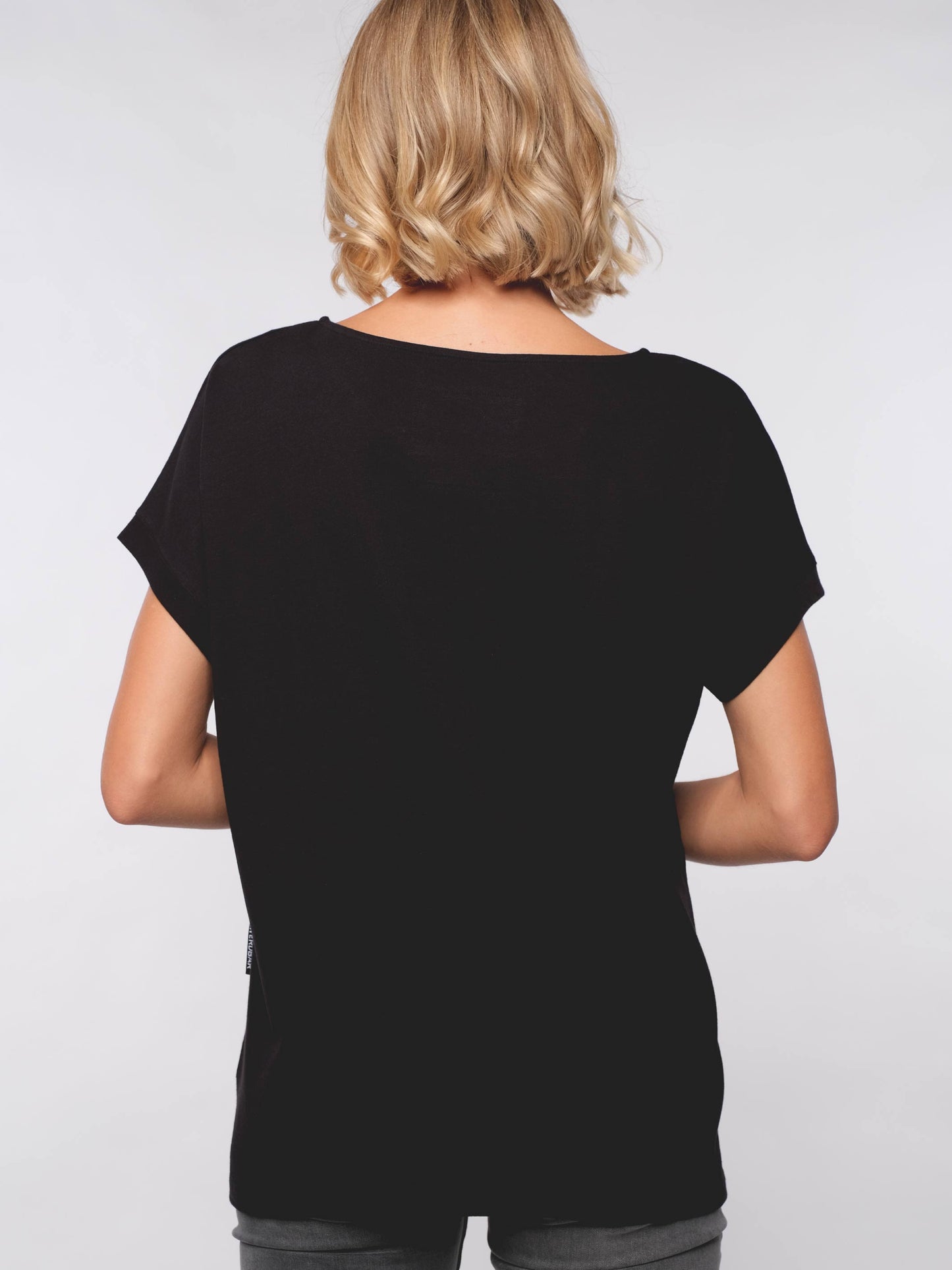 Damen T-Shirt LOGOBÄR (schwarz)