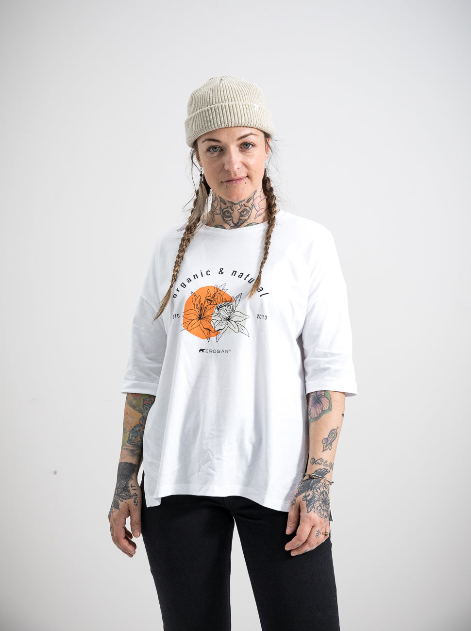 Damen T-Shirt ORGANISCH & NATURELL (weiß)