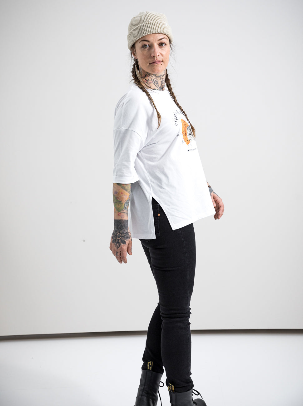 Damen T-Shirt ORGANISCH & NATURELL (weiß)
