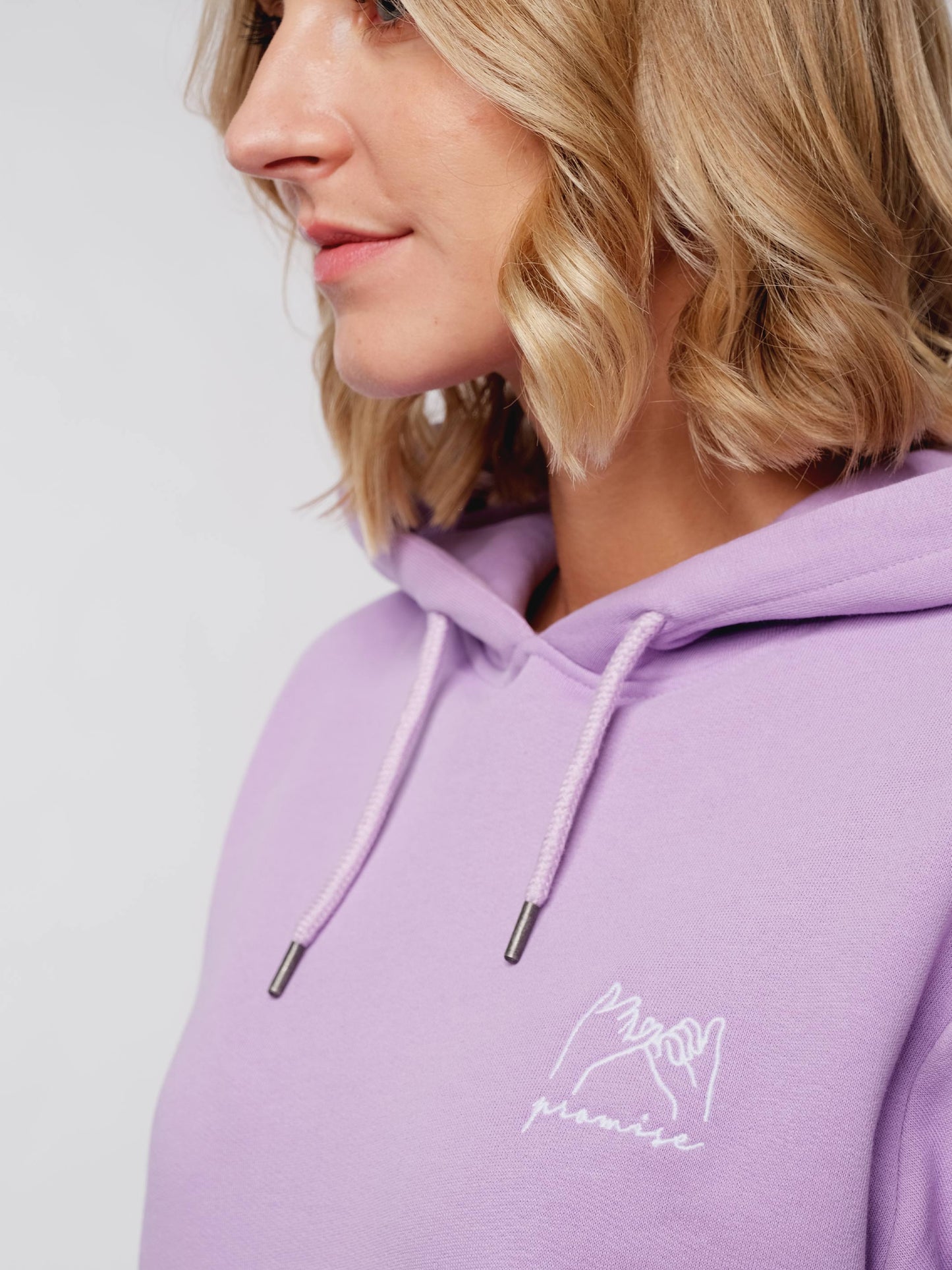 Damen Hoodie VERSPRECHEN (Lavendel)