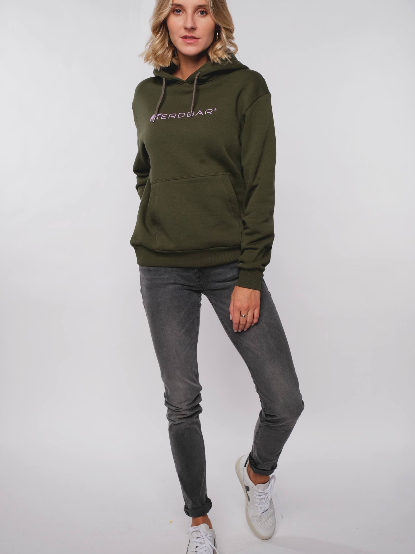 Damen Hoodie ERDBÄR (grün)