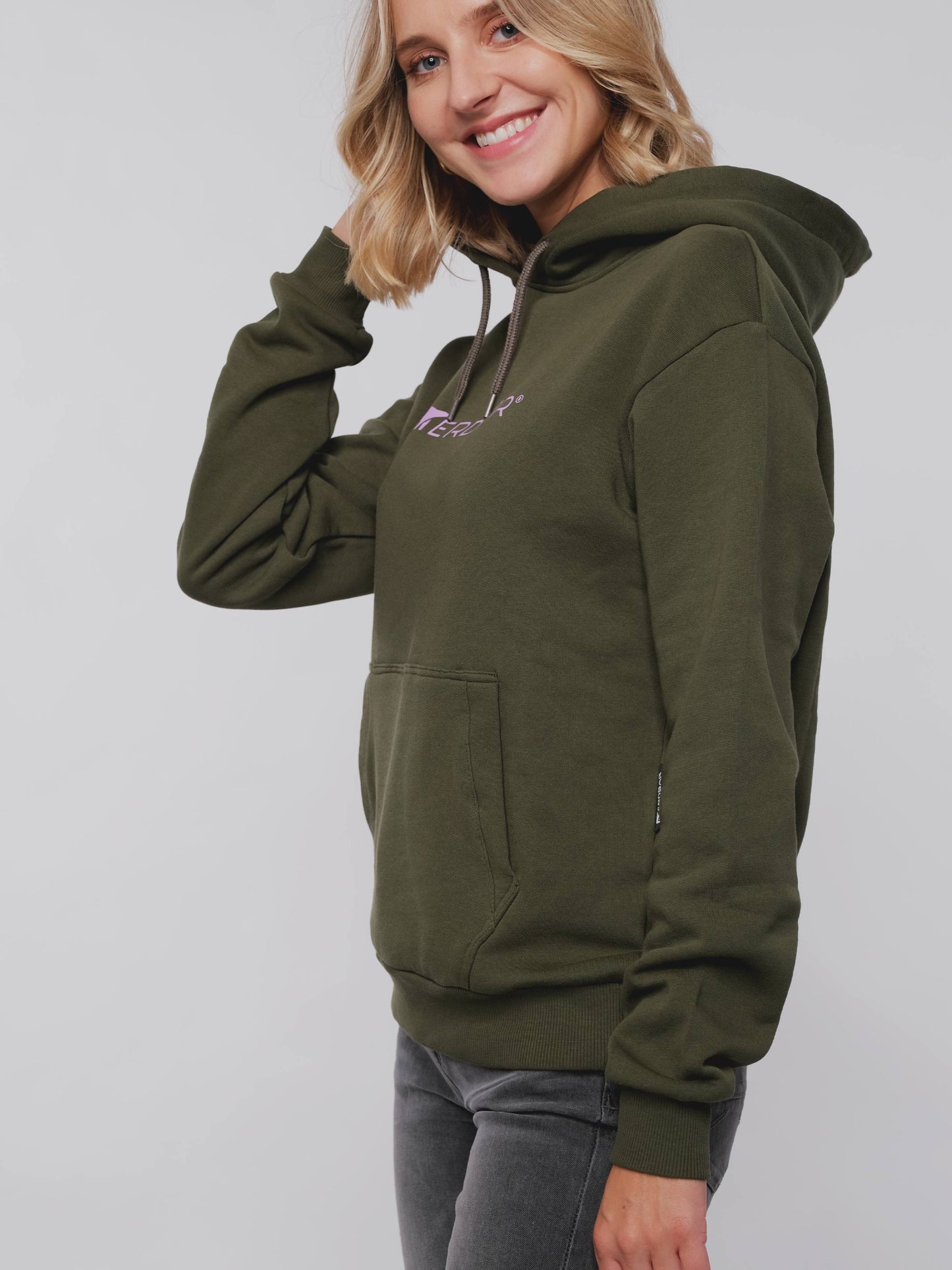 Damen Hoodie ERDBÄR (grün)