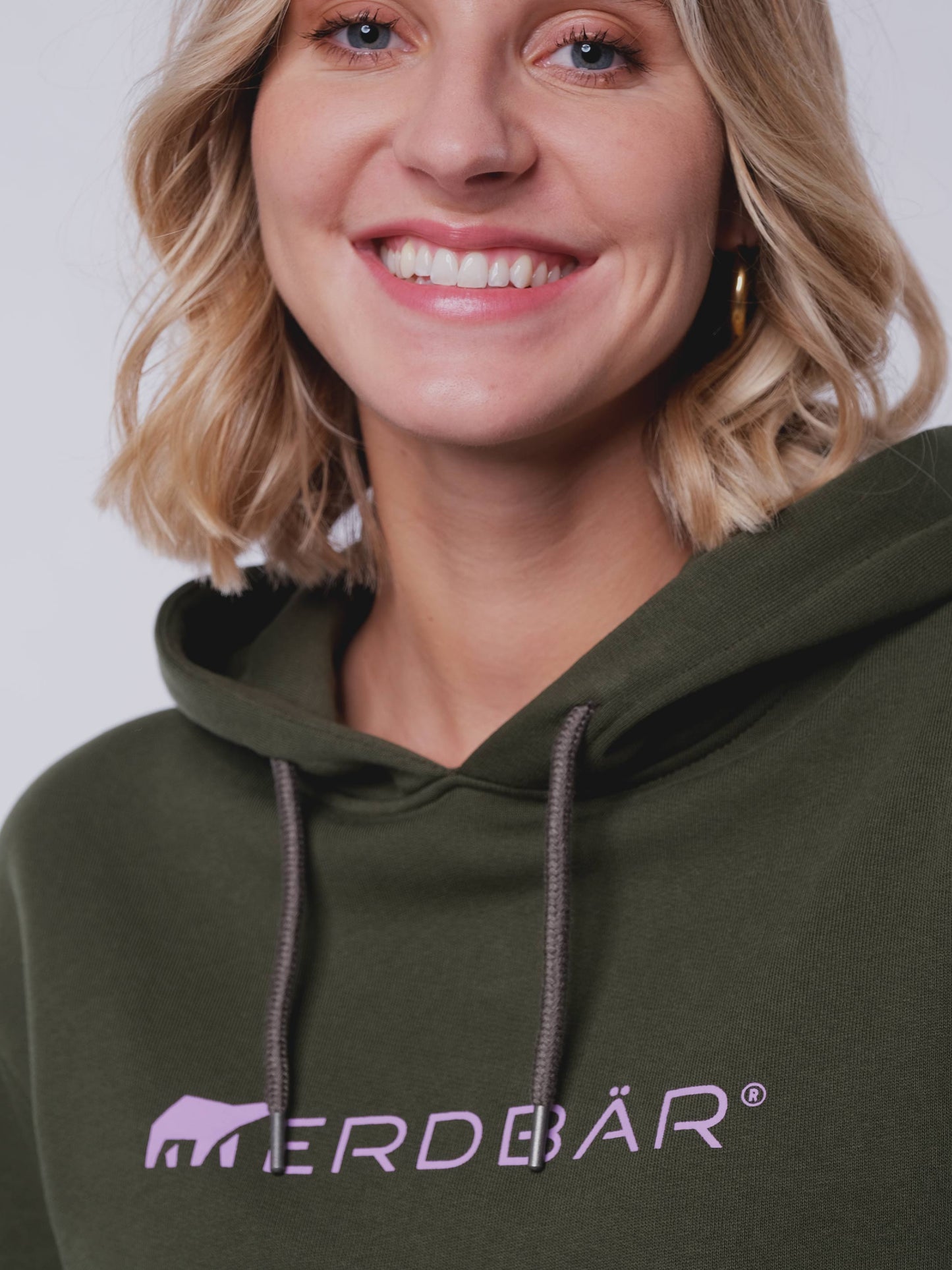 Damen Hoodie ERDBÄR (grün)