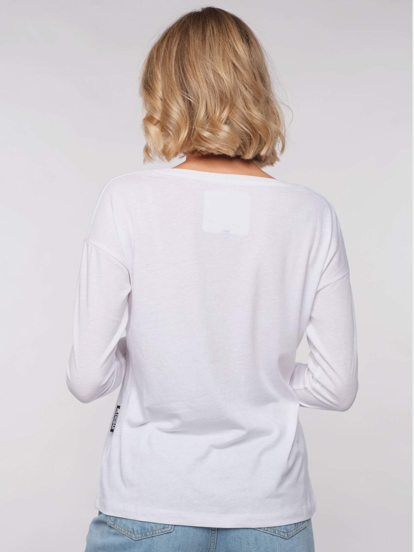 Damen Langarmshirt VERSPRECHEN (lavendel)