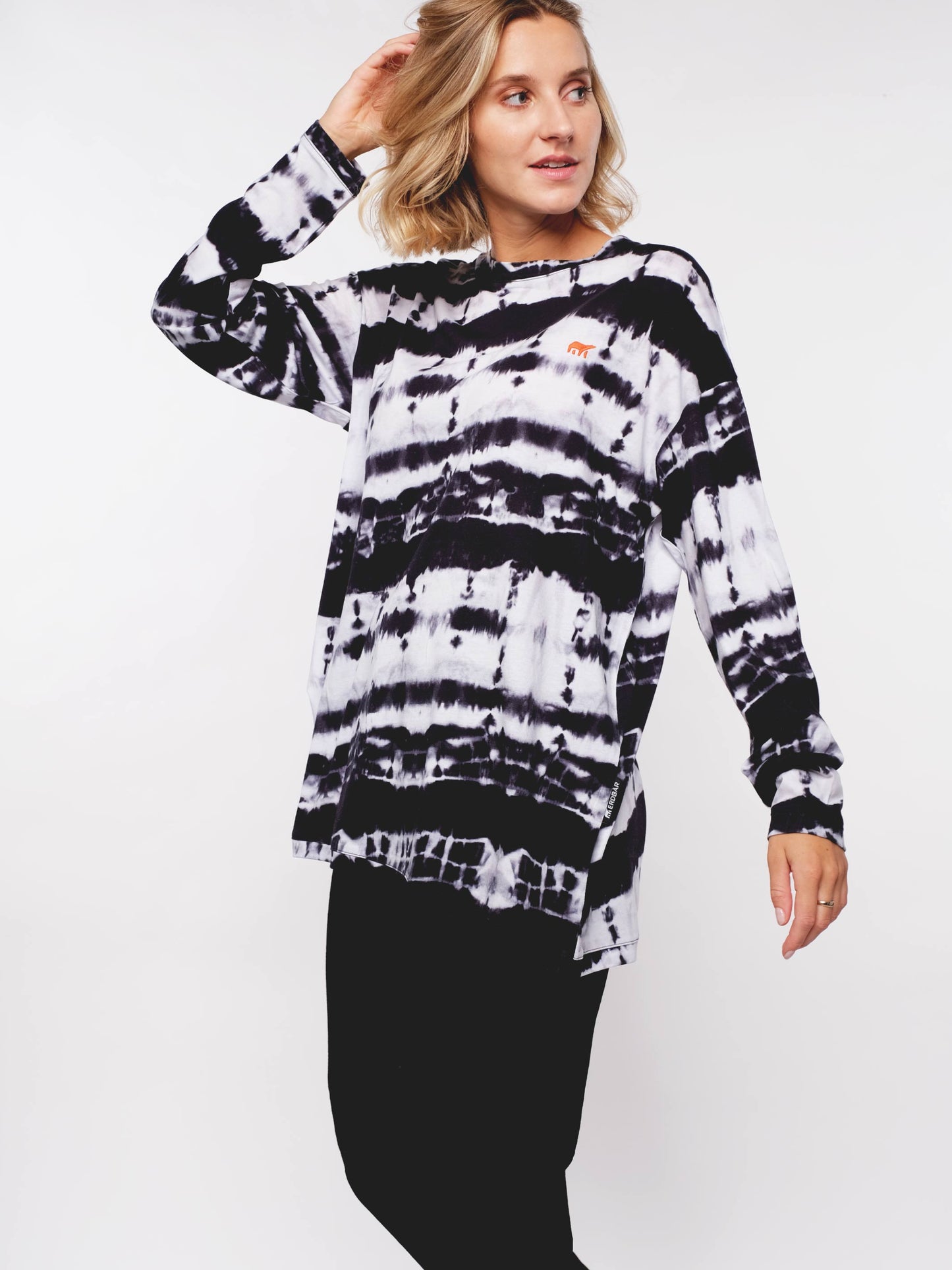 Damen Langarmshirt LOGOBÄR (batik)