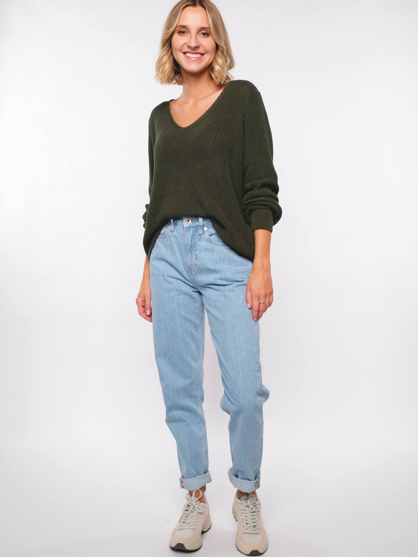 Damen Sweater (grün)