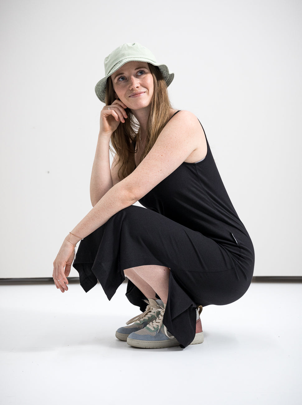 Damen Sommerkleid (schwarz)