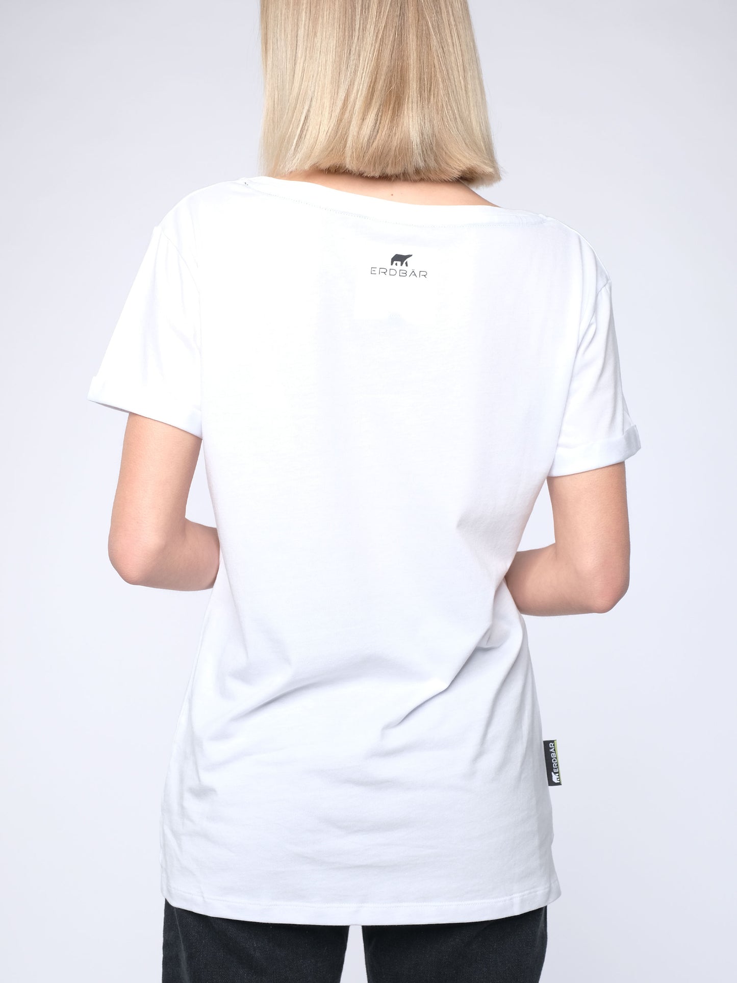 Damen T-Shirt FÜR WERTE STEHEN (weiß)
