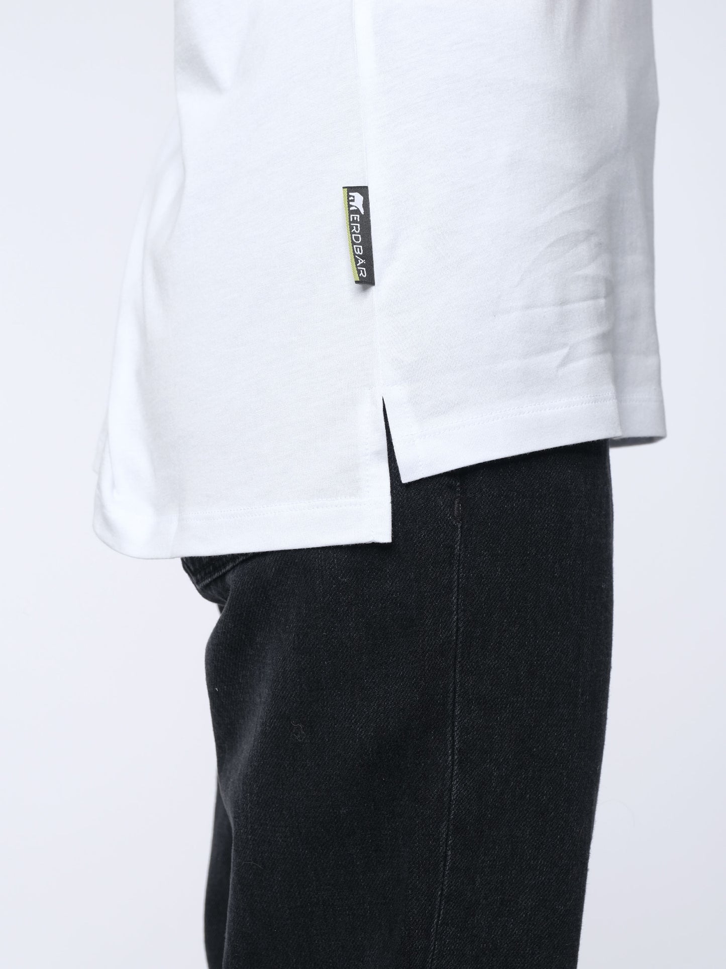 Damen T-Shirt STOPPEN & DENKEN (weiß)