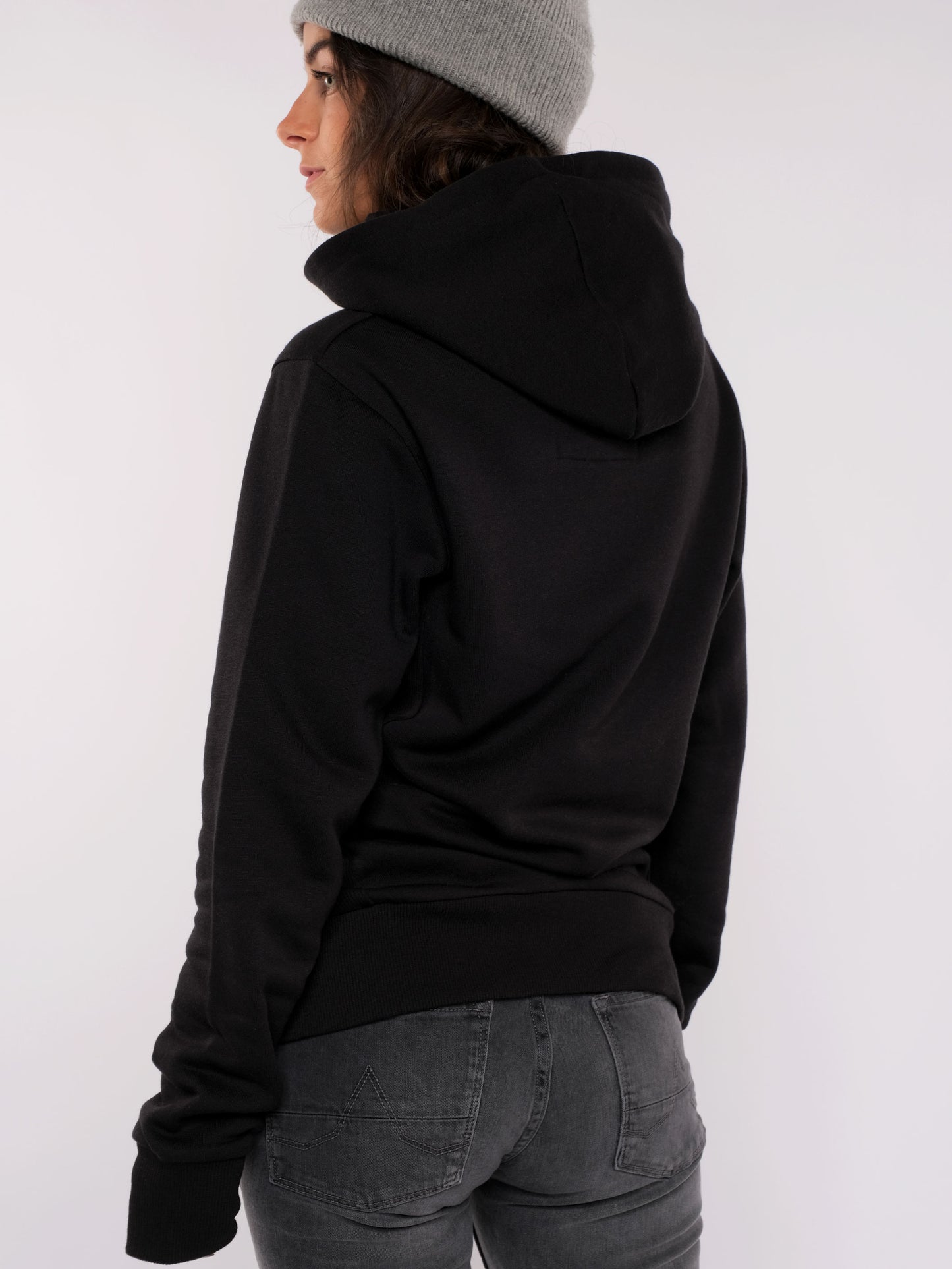 Damen Sweater (schwarz) - ERDBÄR Logo