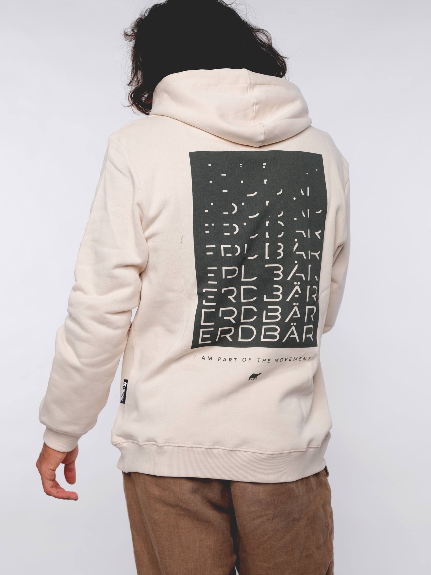Herren Hoodie ERDBÄR (beige)
