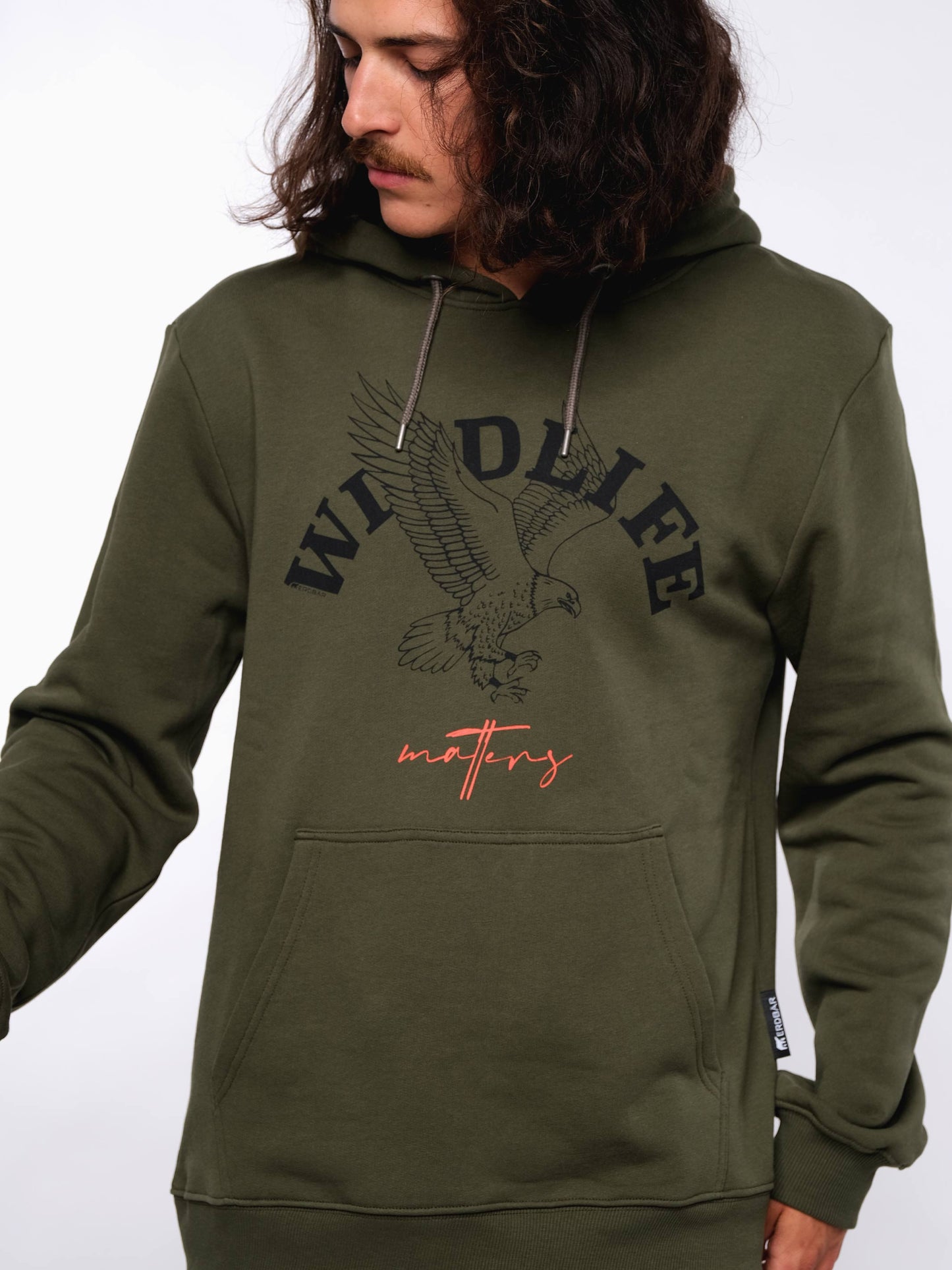 Herren Hoodie WILDLEBEN ZÄHLT (grün)