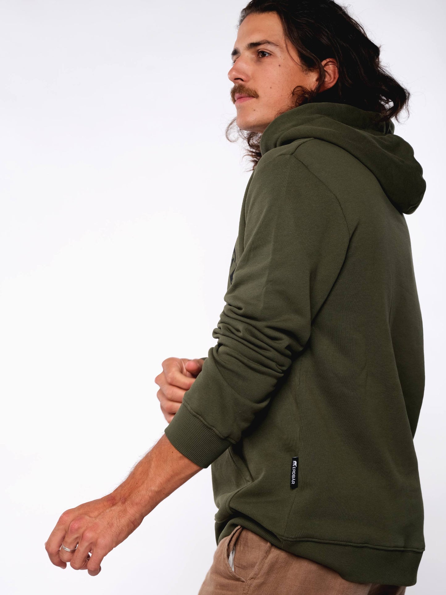 Herren Hoodie WILDLEBEN ZÄHLT (grün)