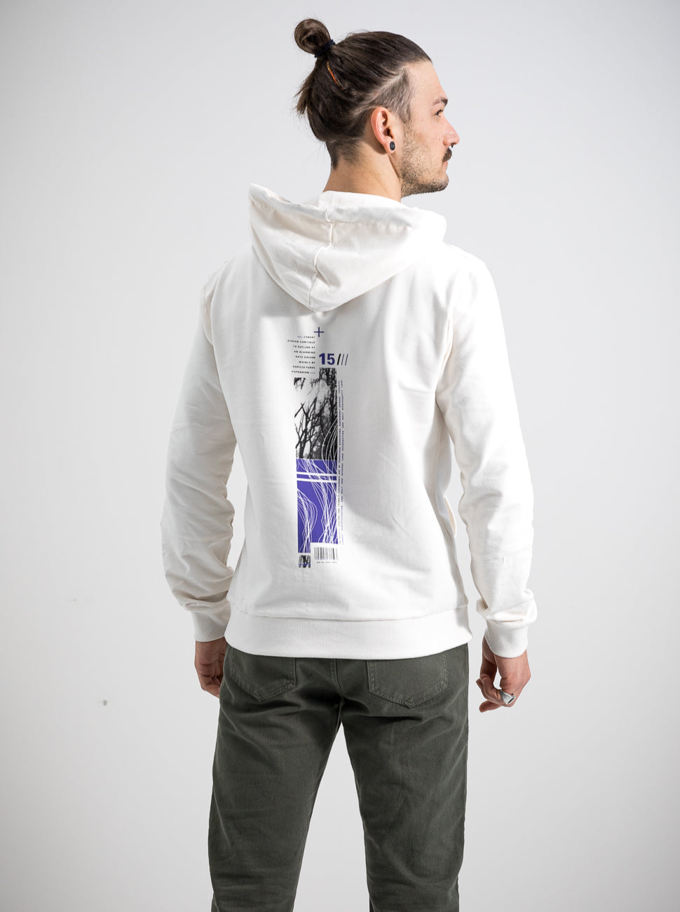 Herren Hoodie LEBEN AN LAND 15 (beige)