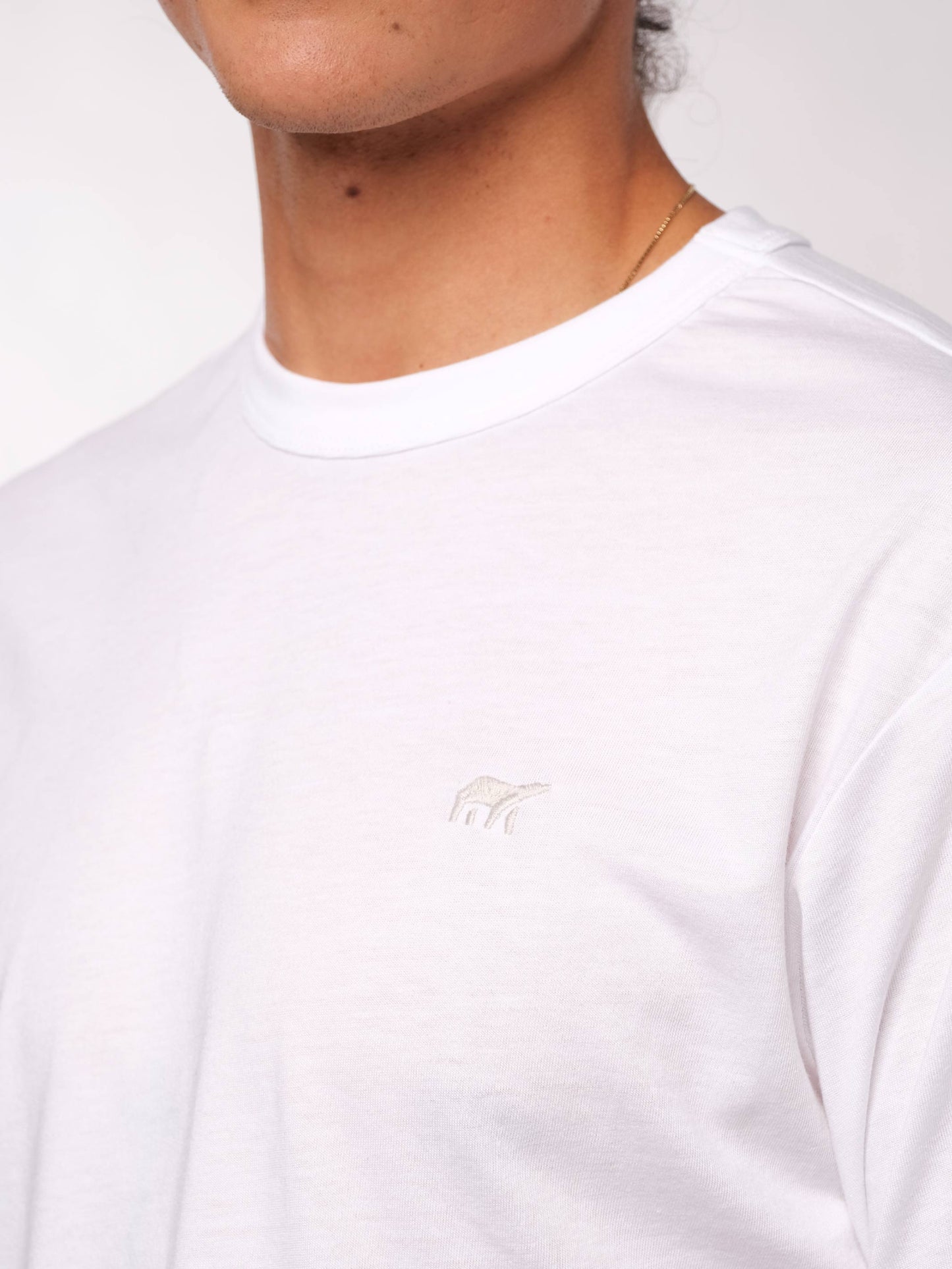 Herren T-Shirt LOGOBÄR (weiß)