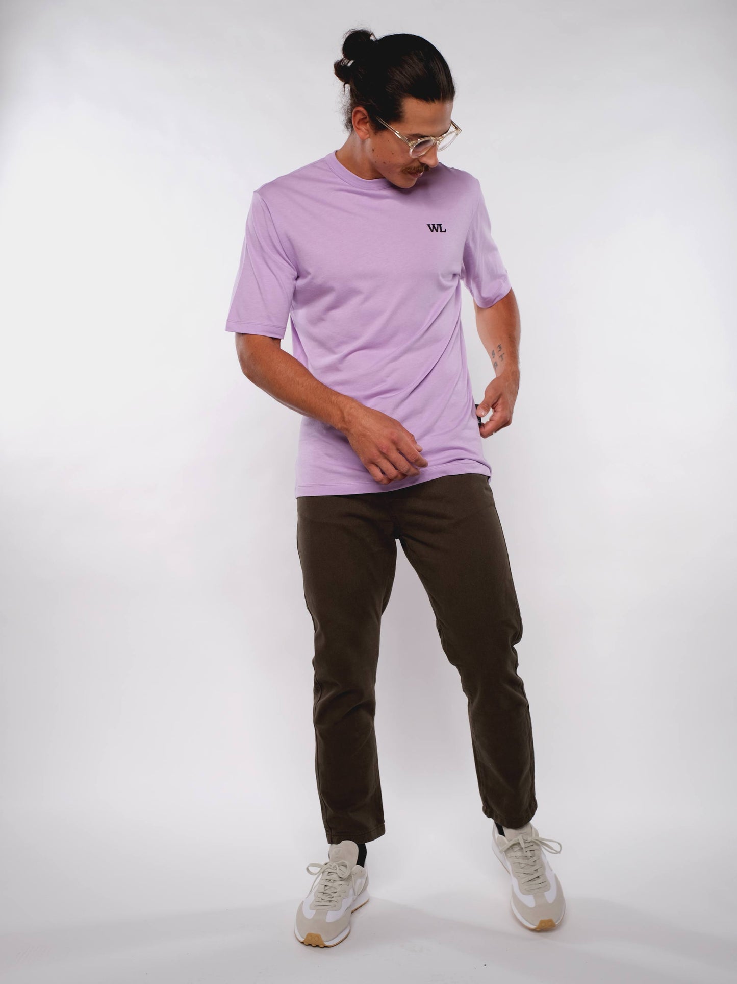 Herren T-Shirt WILDLEBEN ZÄHLT (lavendel)