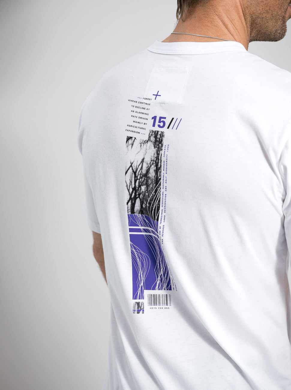 Herren T-Shirt LEBEN AN LAND 15 (weiß)