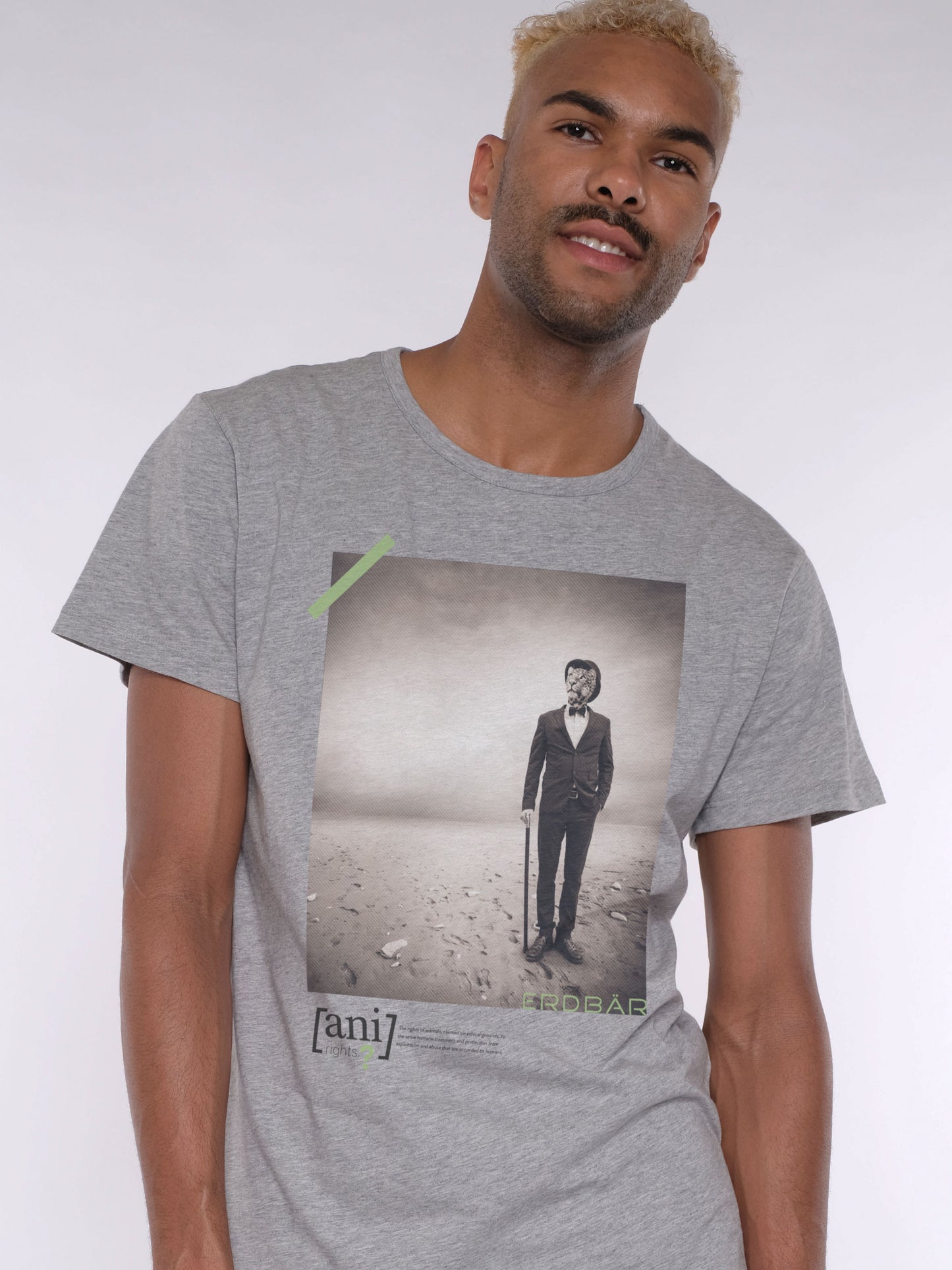 Herren T-Shirt 06 MIT DIESEM STYLE UNTERSTÜTZT DU! (grau)