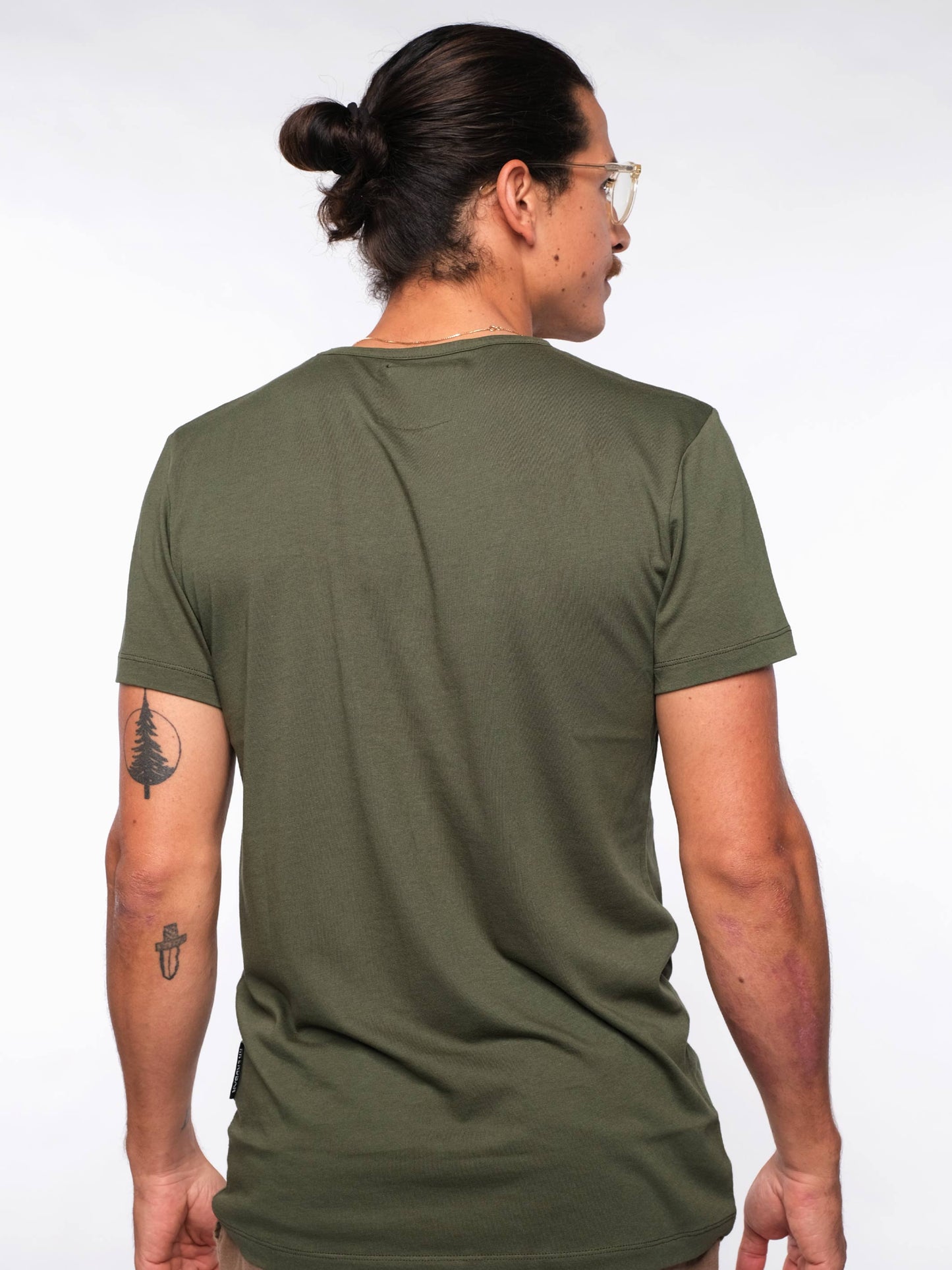 Herren T-Shirt NATUR SPRICHT (grün)
