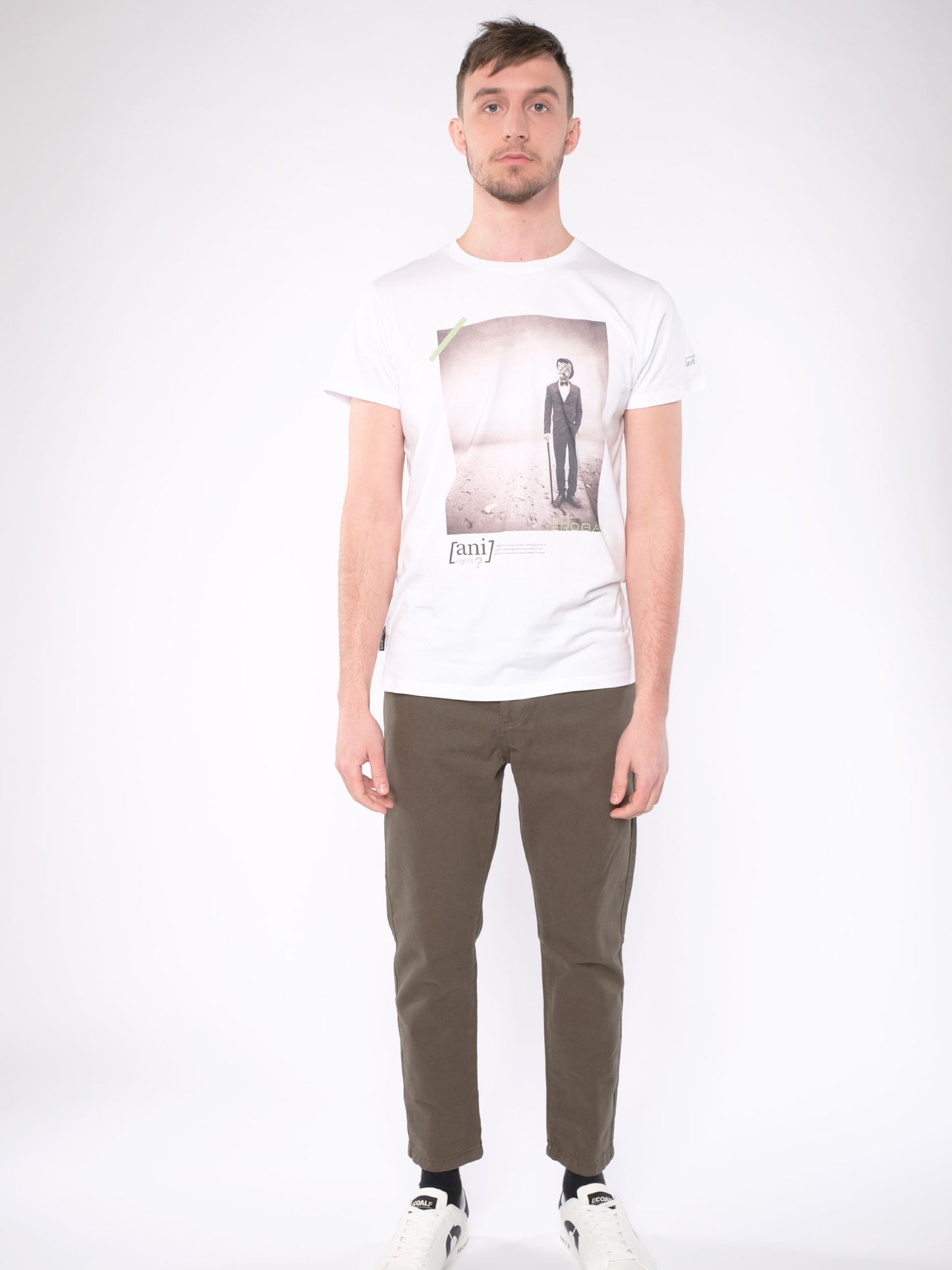 Herren T-Shirt 06 MIT DIESEM STYLE UNTERSTÜTZT DU! (weiß)
