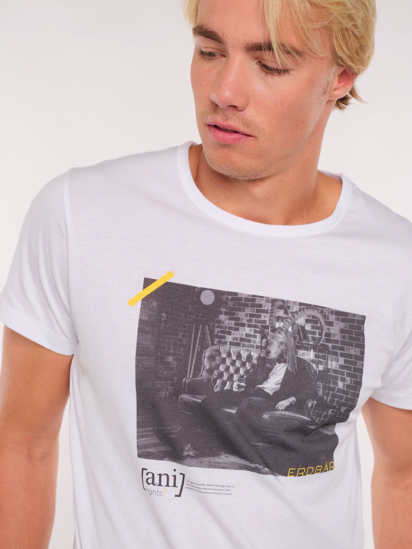 Herren T-Shirt 08 MIT DIESEM STYLE UNTERSTÜTZT DU! (weiß)