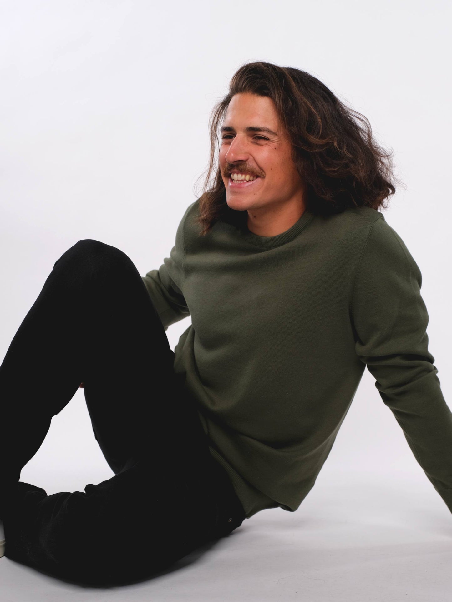 Herren Strick Sweater (grün)