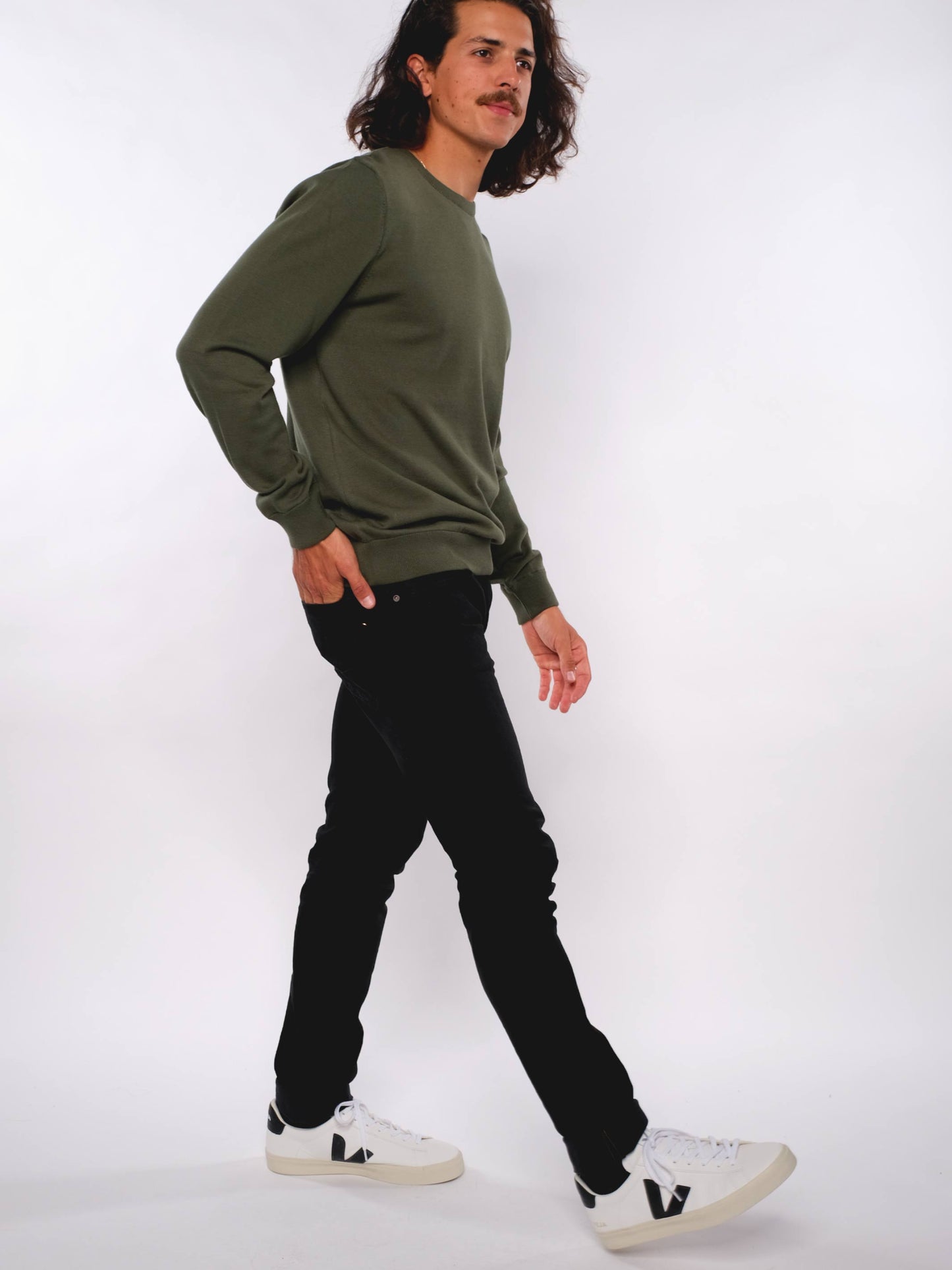 Herren Strick Sweater (grün)
