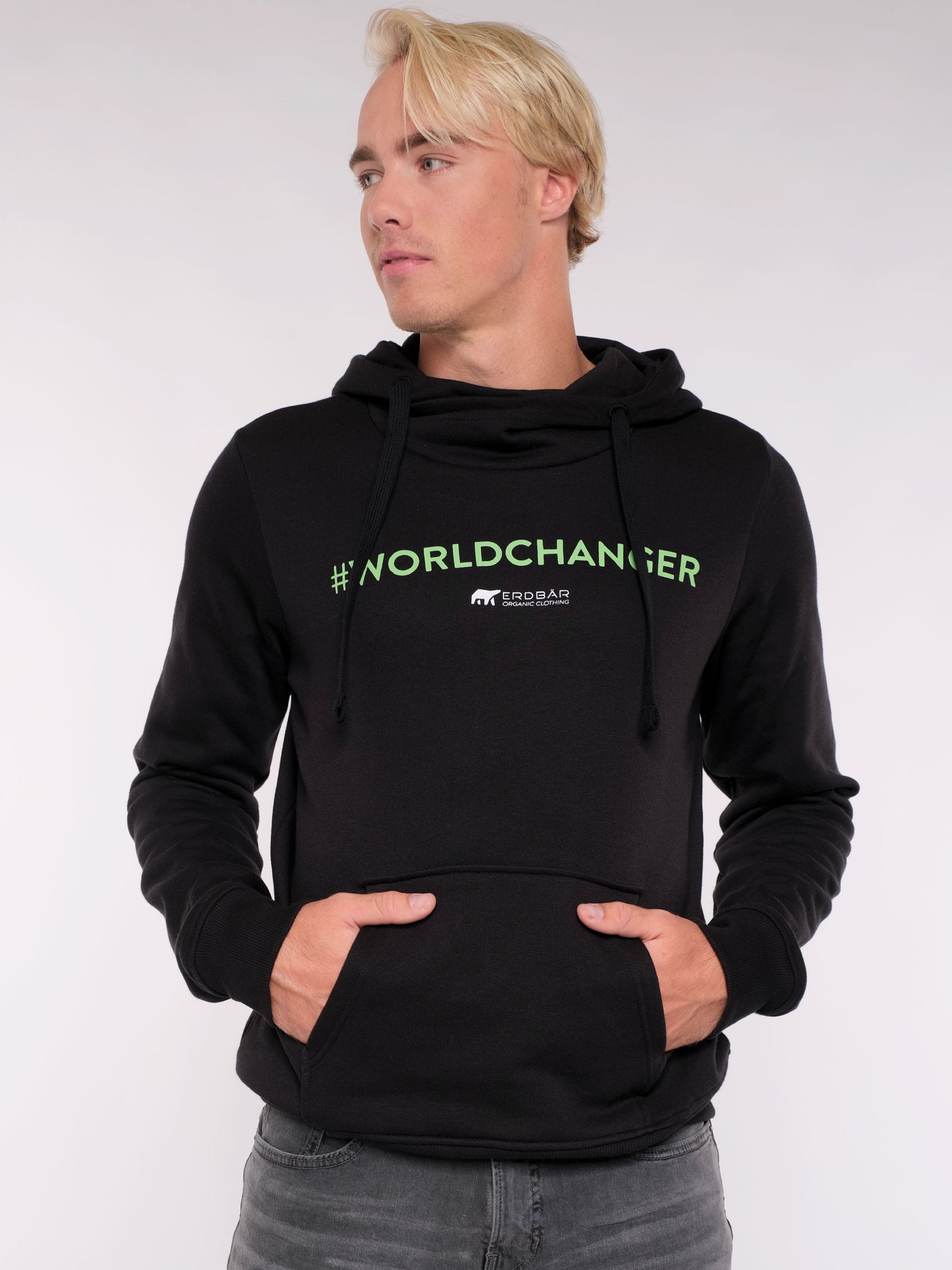 Herren Hoodie WORLDCHANGER 01 (schwarz)