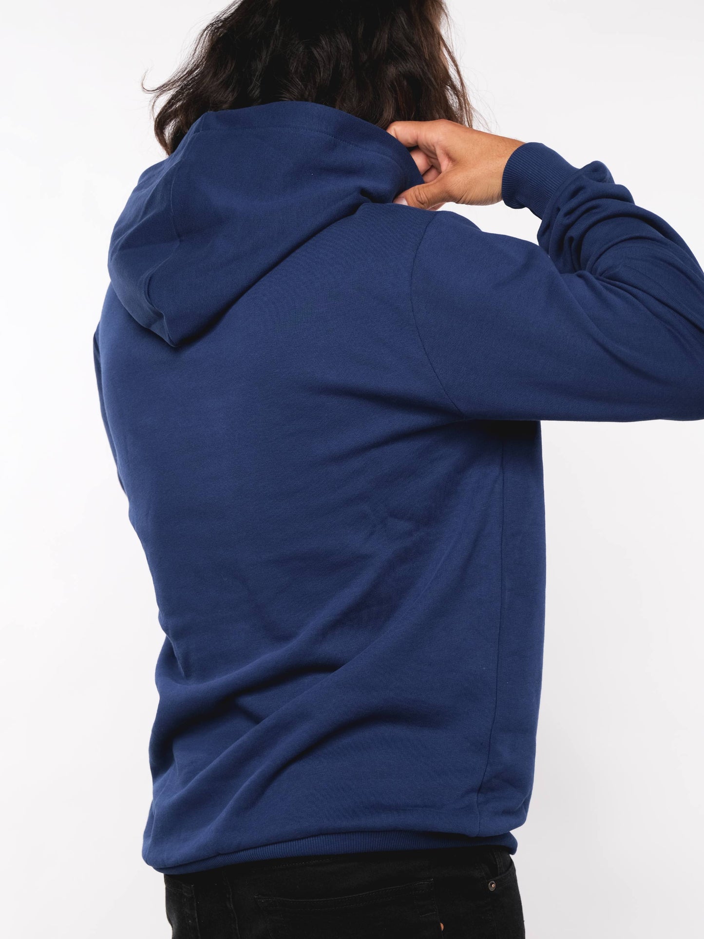 Herren Hoodie ERDBÄR WELT (dunkel blau)