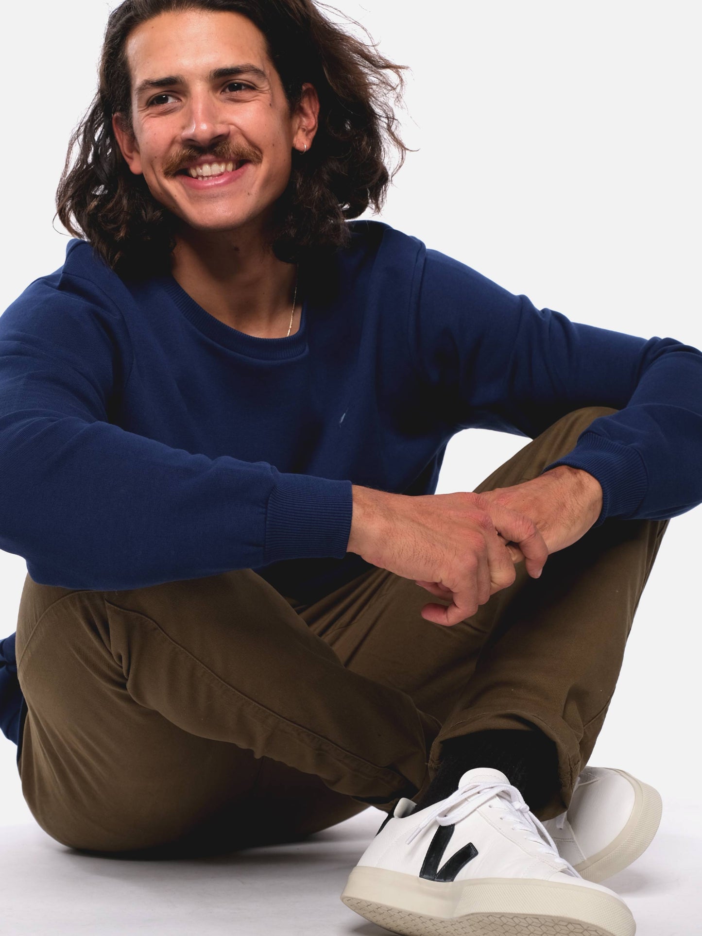 Herren Sweater LOGOBÄR (dunkel blau)