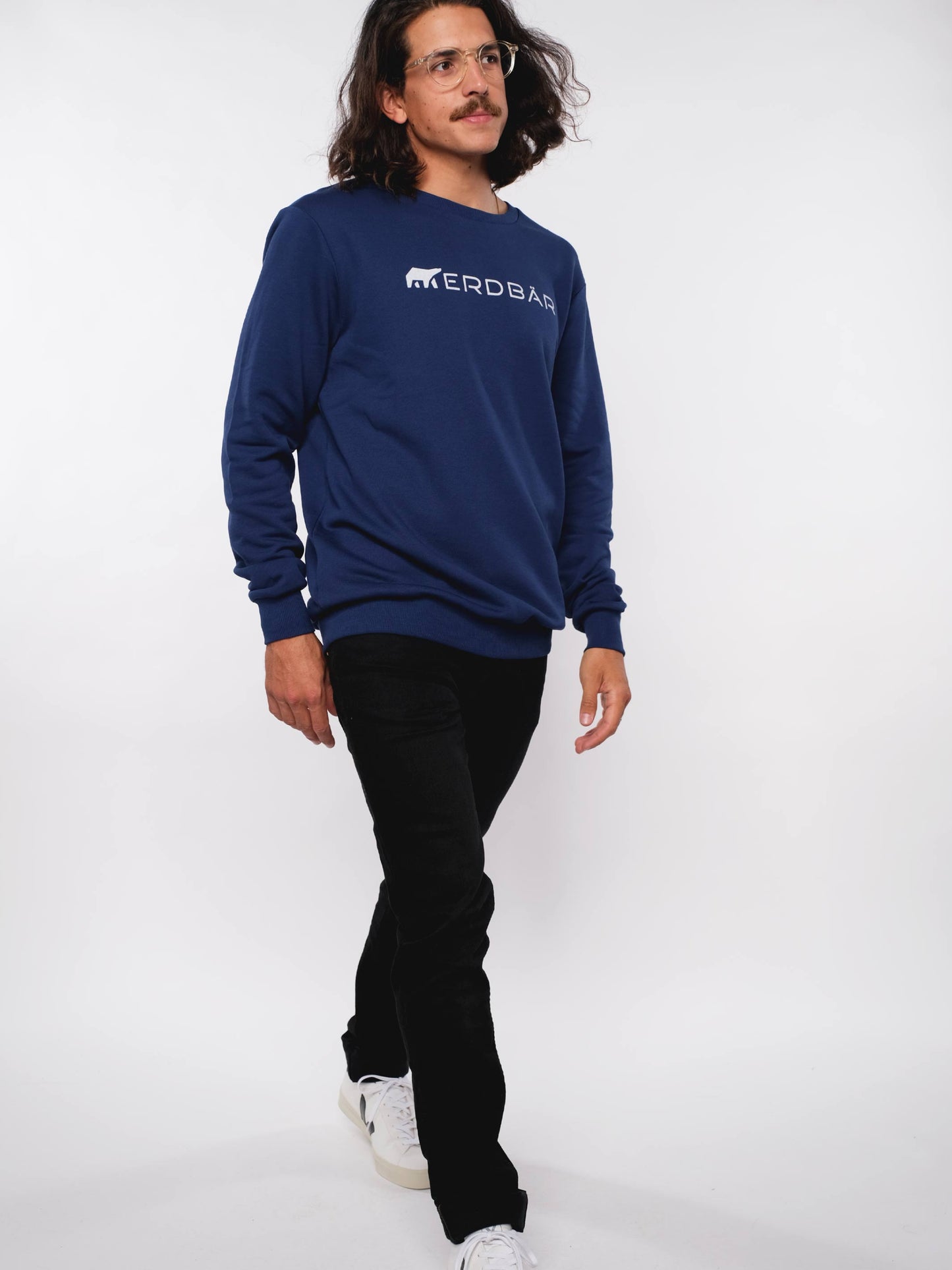 Herren Sweater ERDBÄR (dunkel blau)