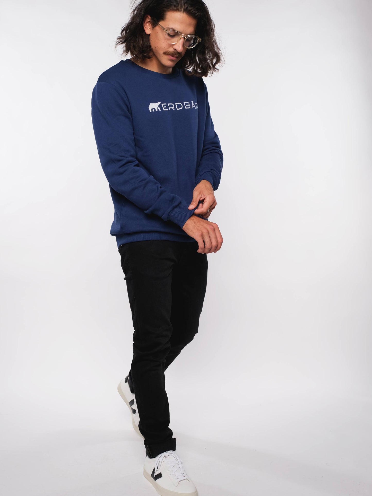 Herren Sweater ERDBÄR (dunkel blau)