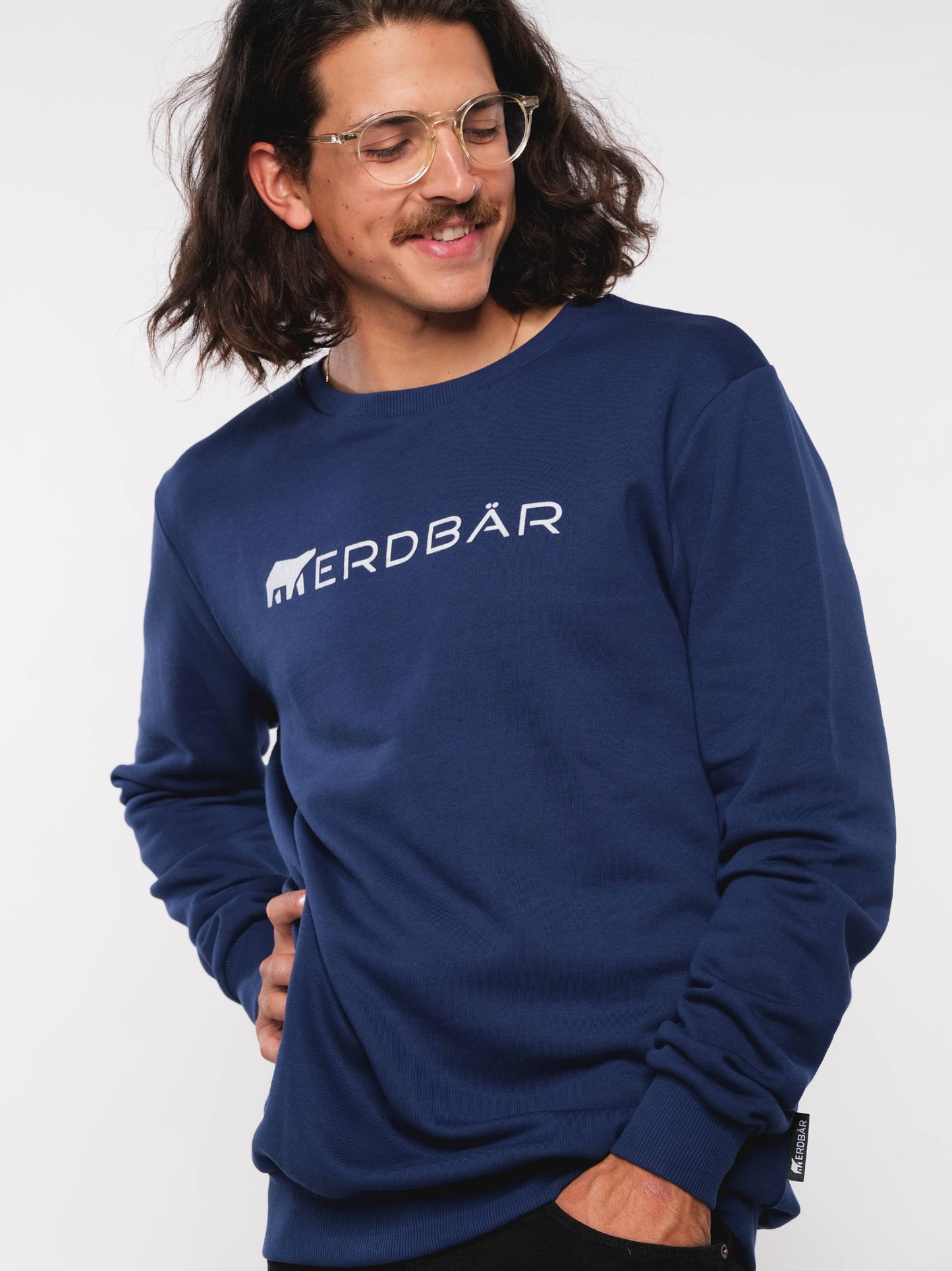 Herren Sweater ERDBÄR (dunkel blau)