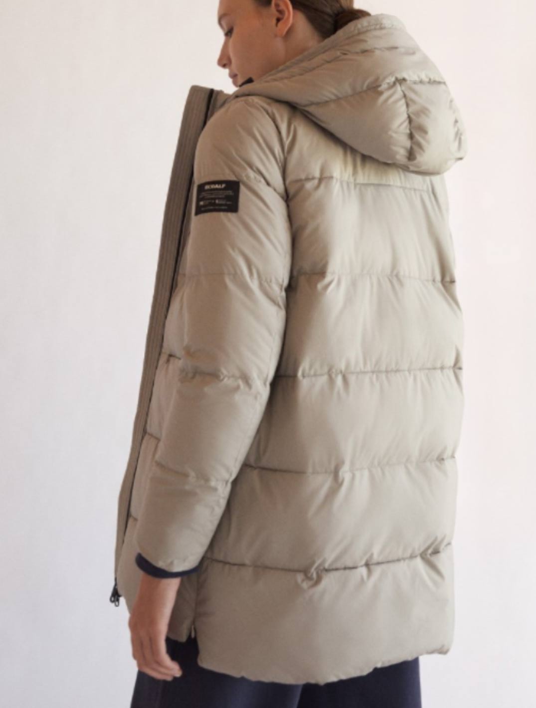 Ecoalf Damen Vegane Daunen Jacke - Marangu (white sand)