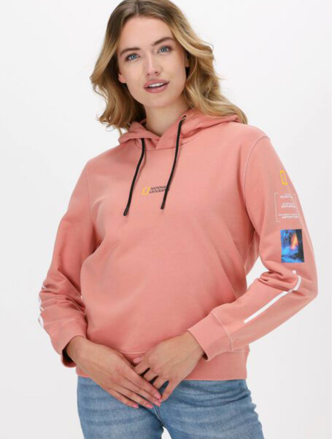 National Geographic Damen Sweater (alt rosa)