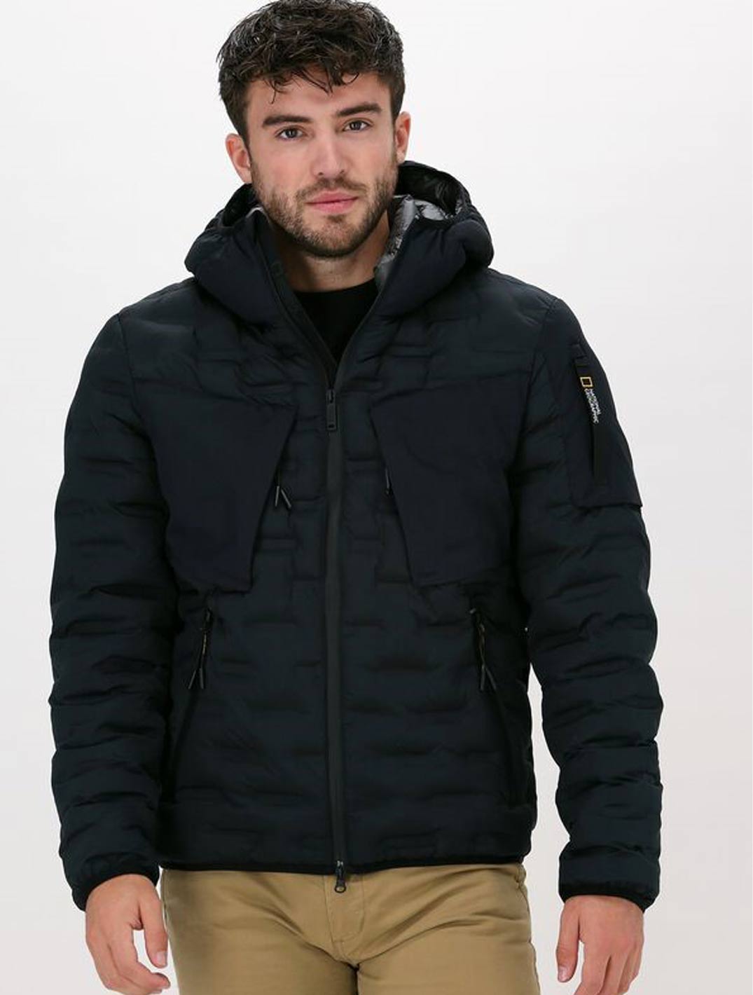 National Geographic Herren Jacke - Urban Tech (schwarz)