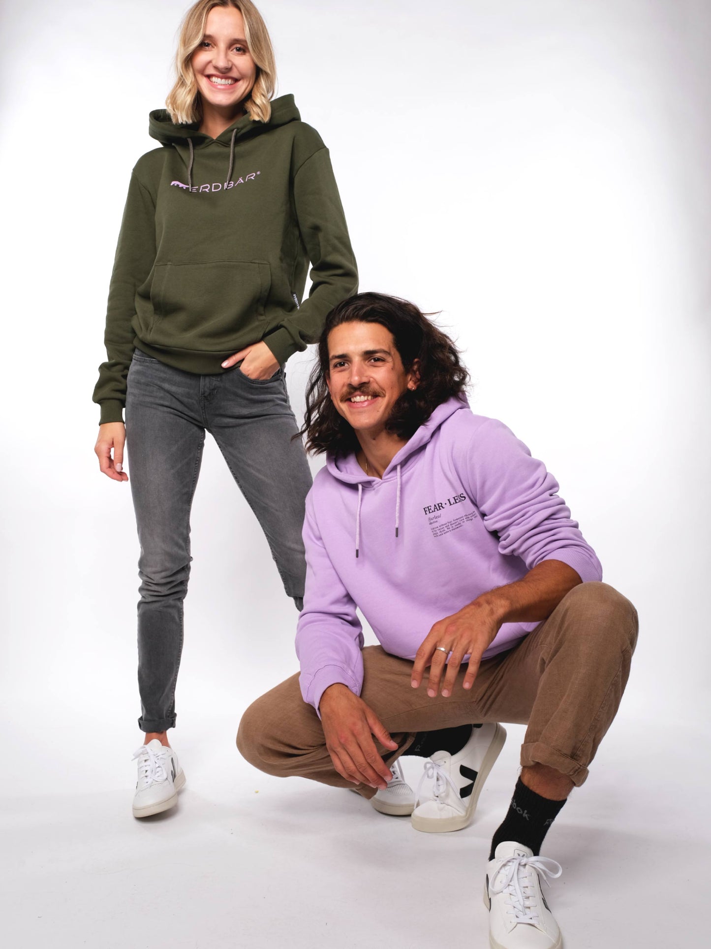 Damen Hoodie ERDBÄR (grün)