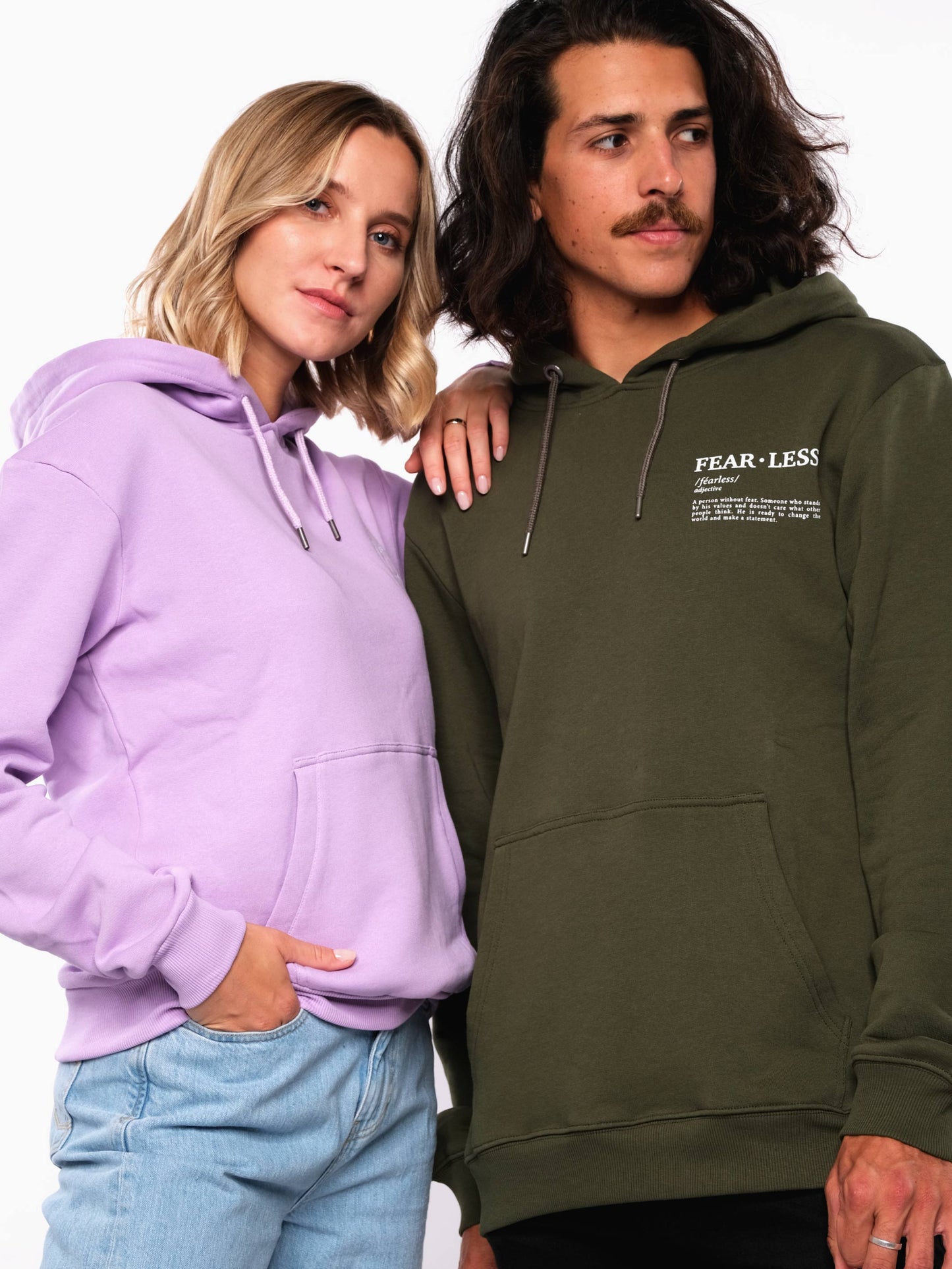 Damen Hoodie VERSPRECHEN (Lavendel)