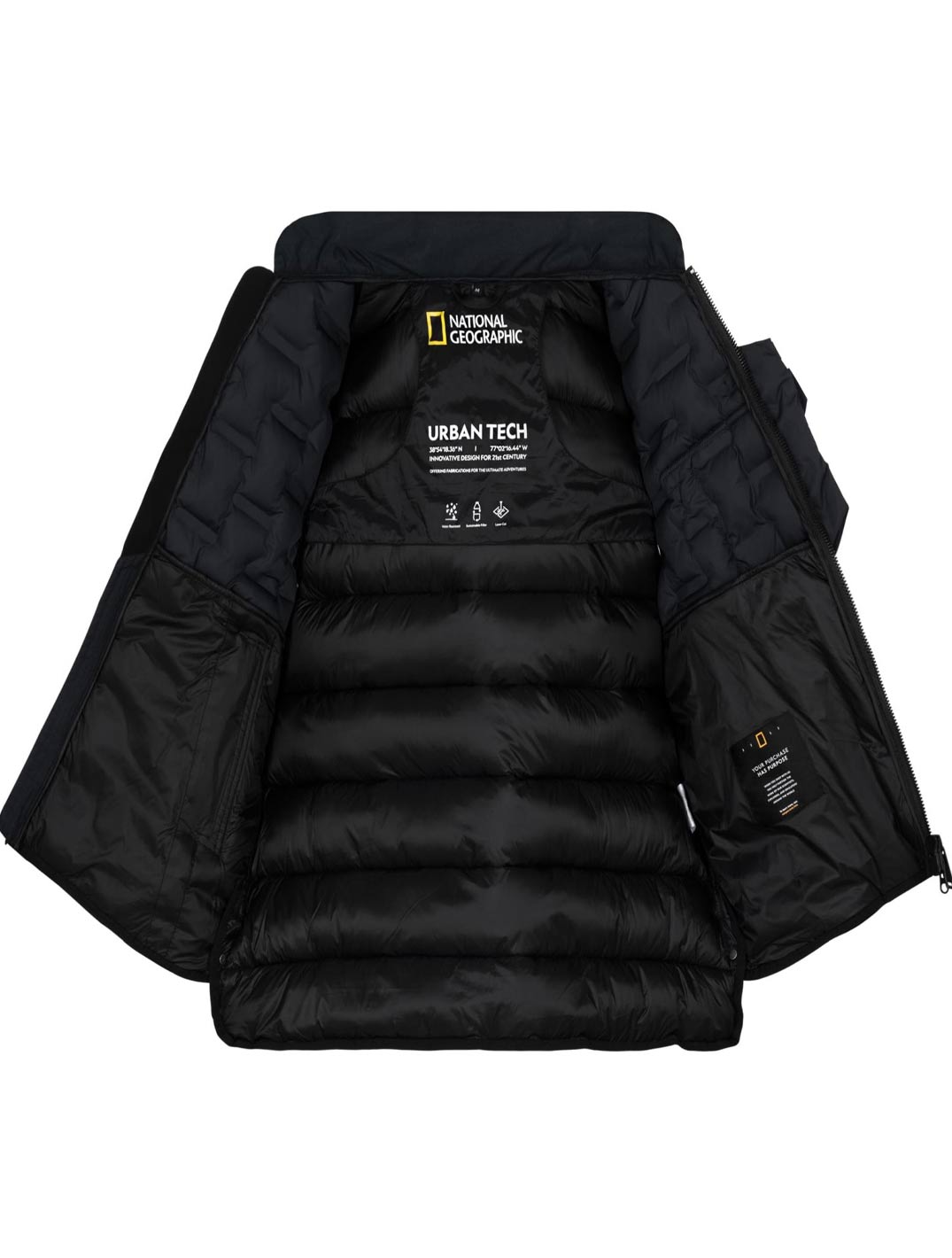 National Geographic Herren - Urban Tech Vest (schwarz)