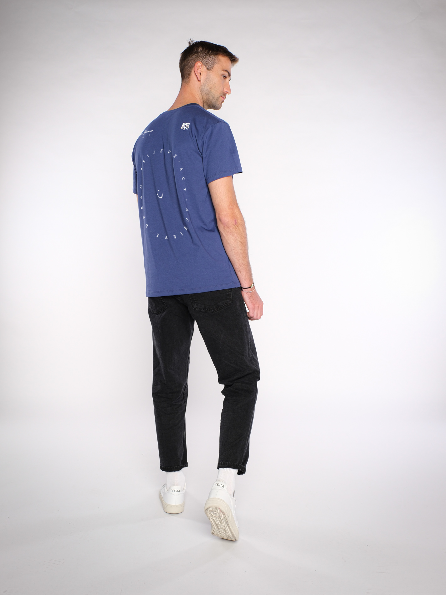 Men - DREAM BIG - T-shirt blau