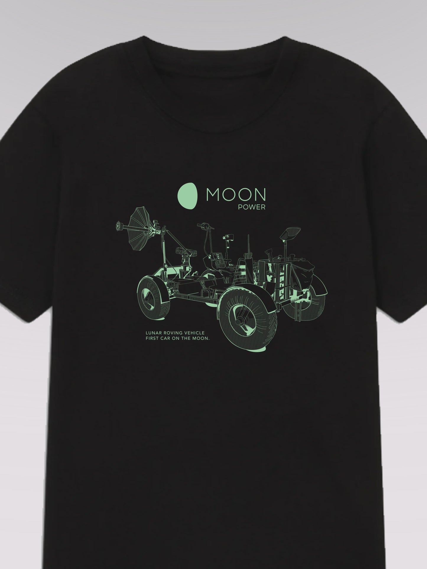 Kinder T-Shirt MOND AUTO (schwarz)