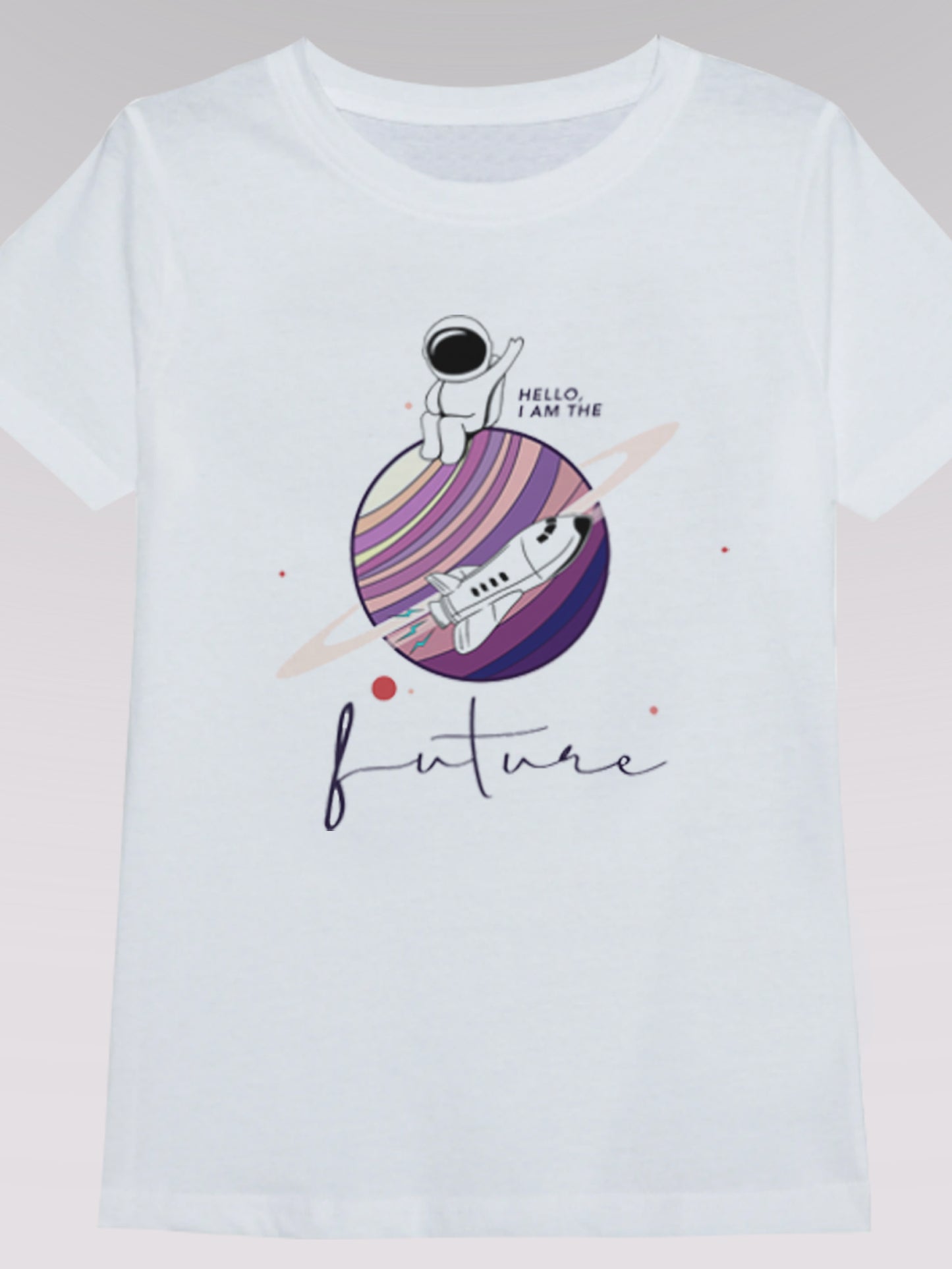 Kinder T-Shirt ZUKUNFT 01 (weiß)