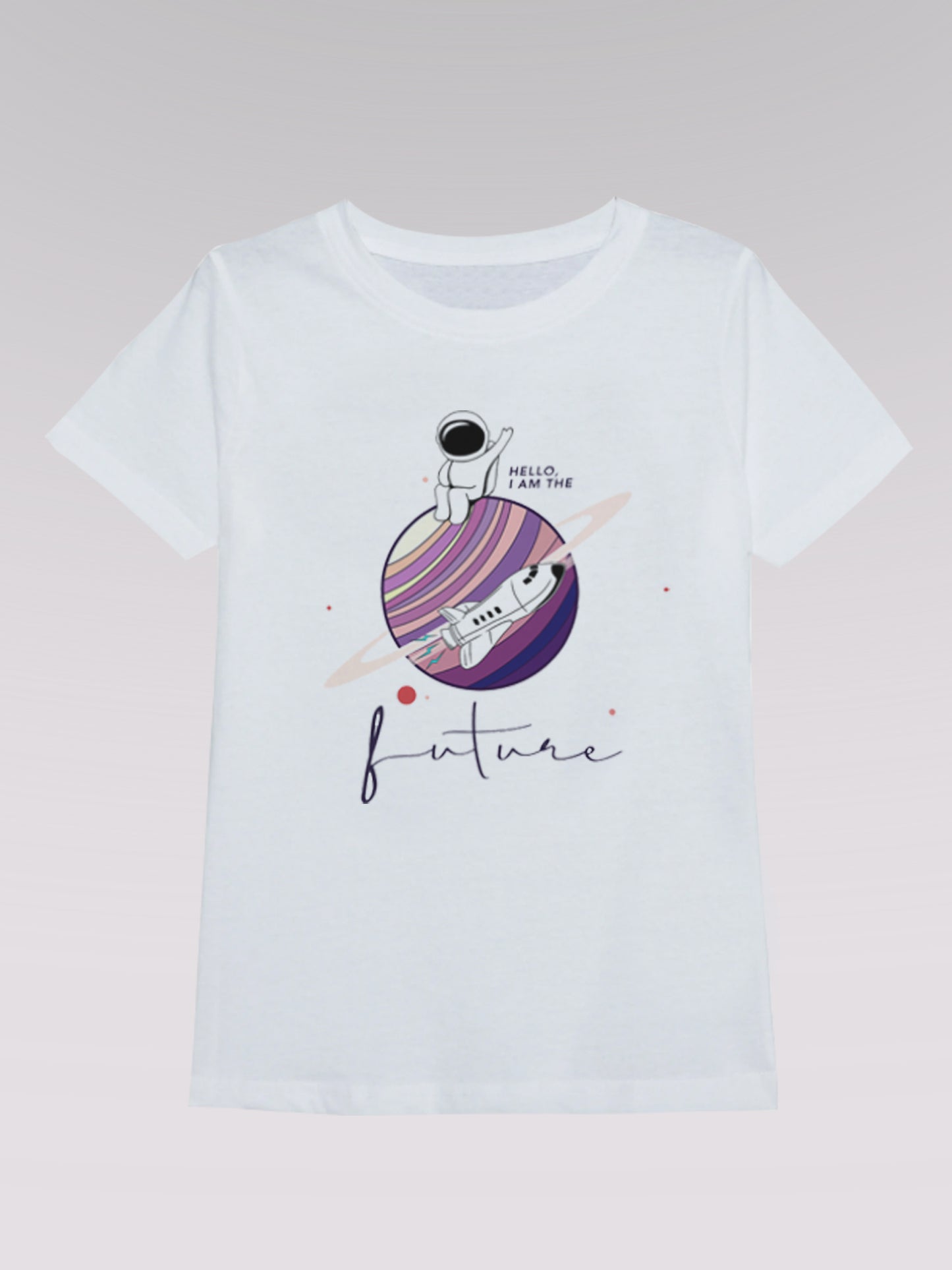 Kinder T-Shirt ZUKUNFT 01 (weiß)