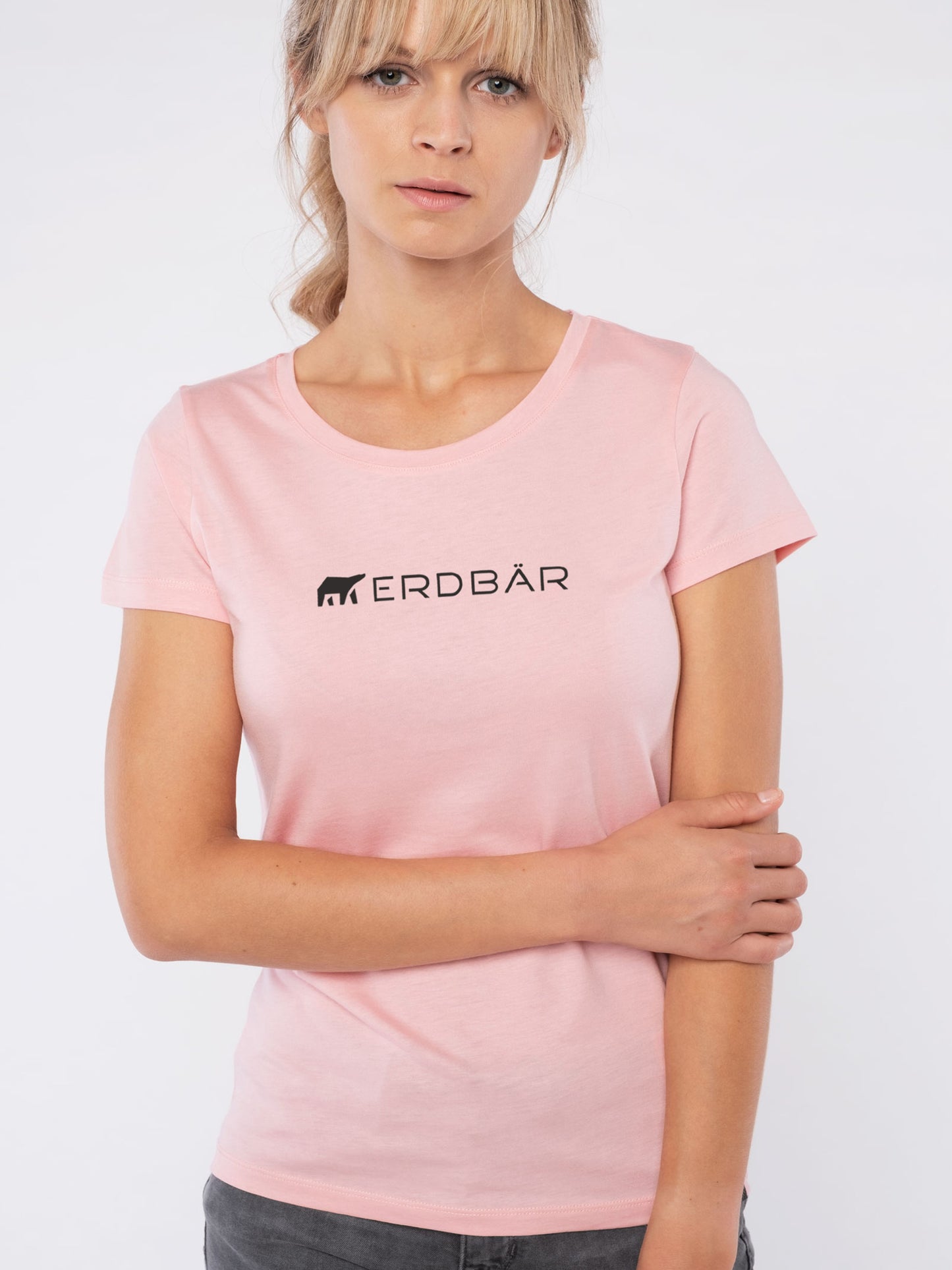 Damen T-Shirt ERDBÄR (rosa)
